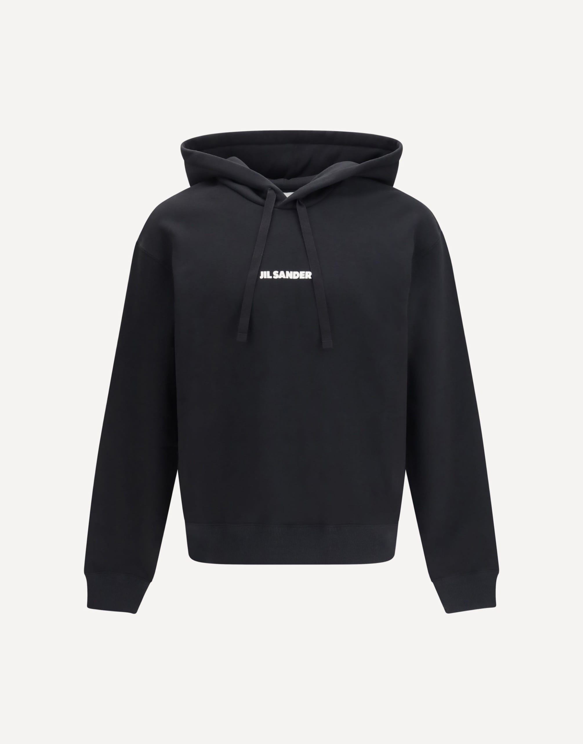 Jil Sander Cotton Logo-Detail Hoodie