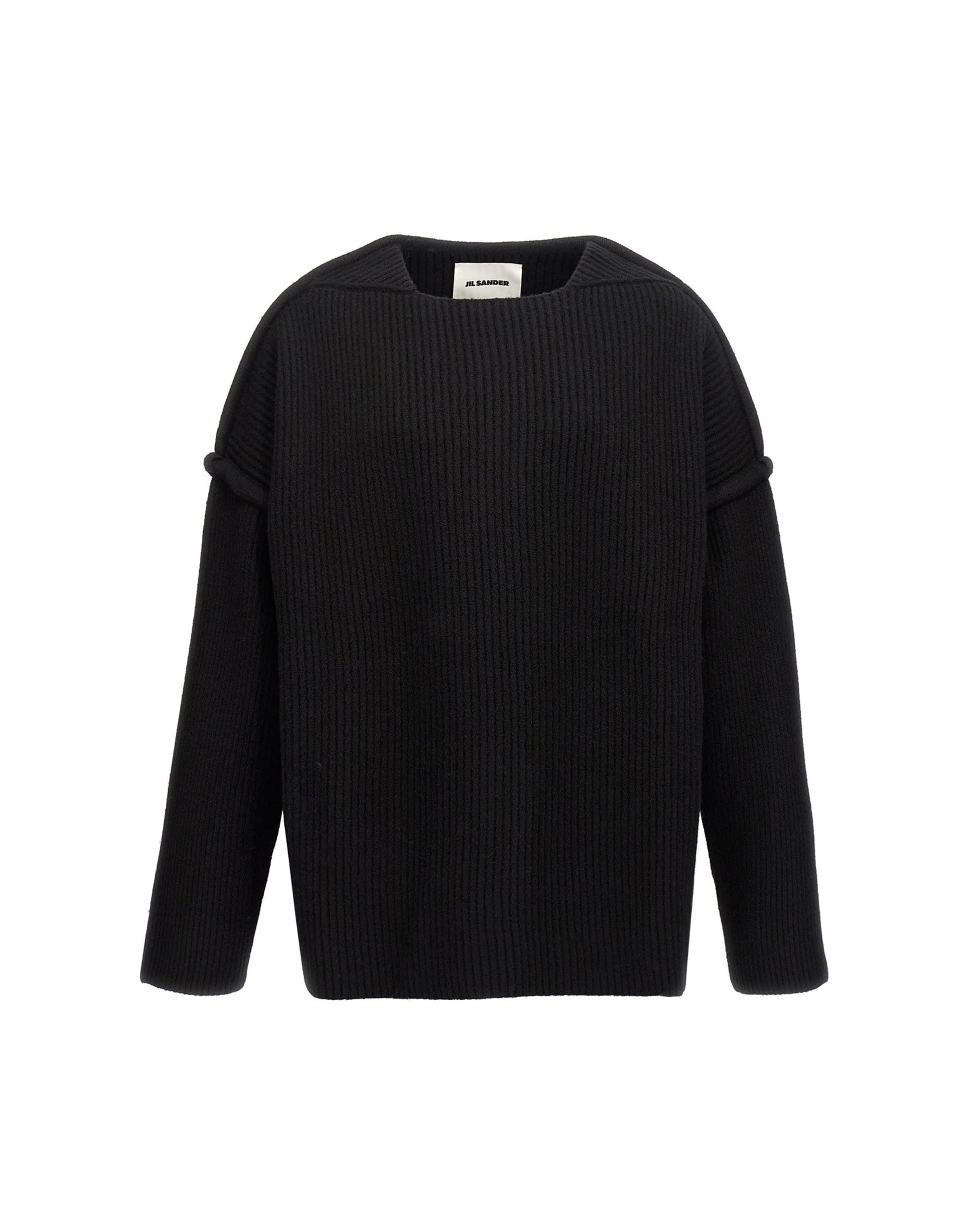 Jil Sander Jil Sander Geometric Neckline Sweater