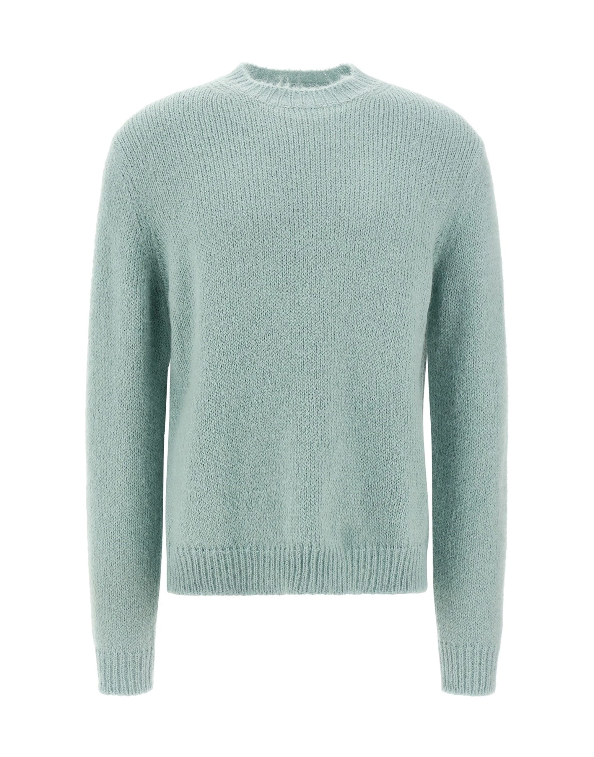 Jil Sander Jil Sander Light Blue Alpaca Wool Sweater