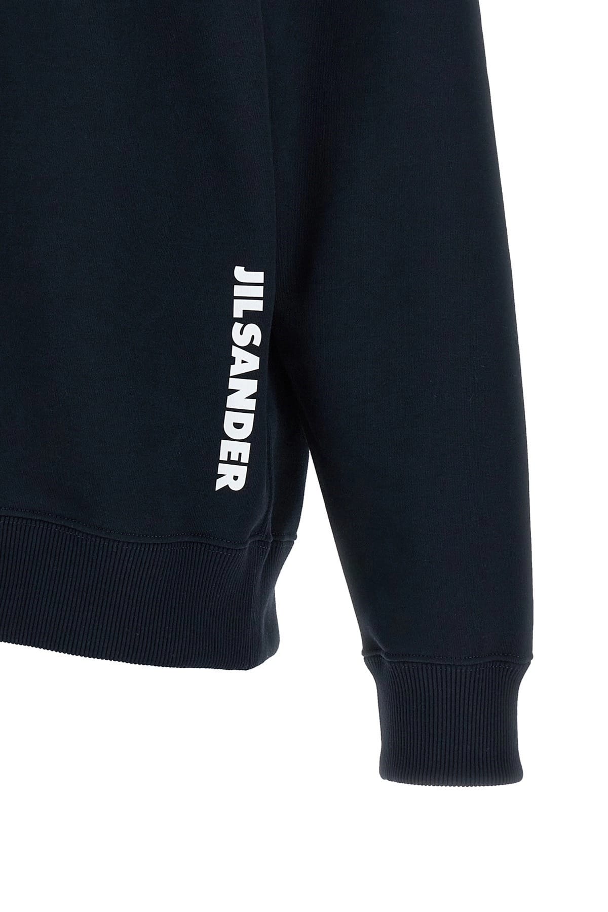 Jil Sander Jil Sander Logo Print Hoodie