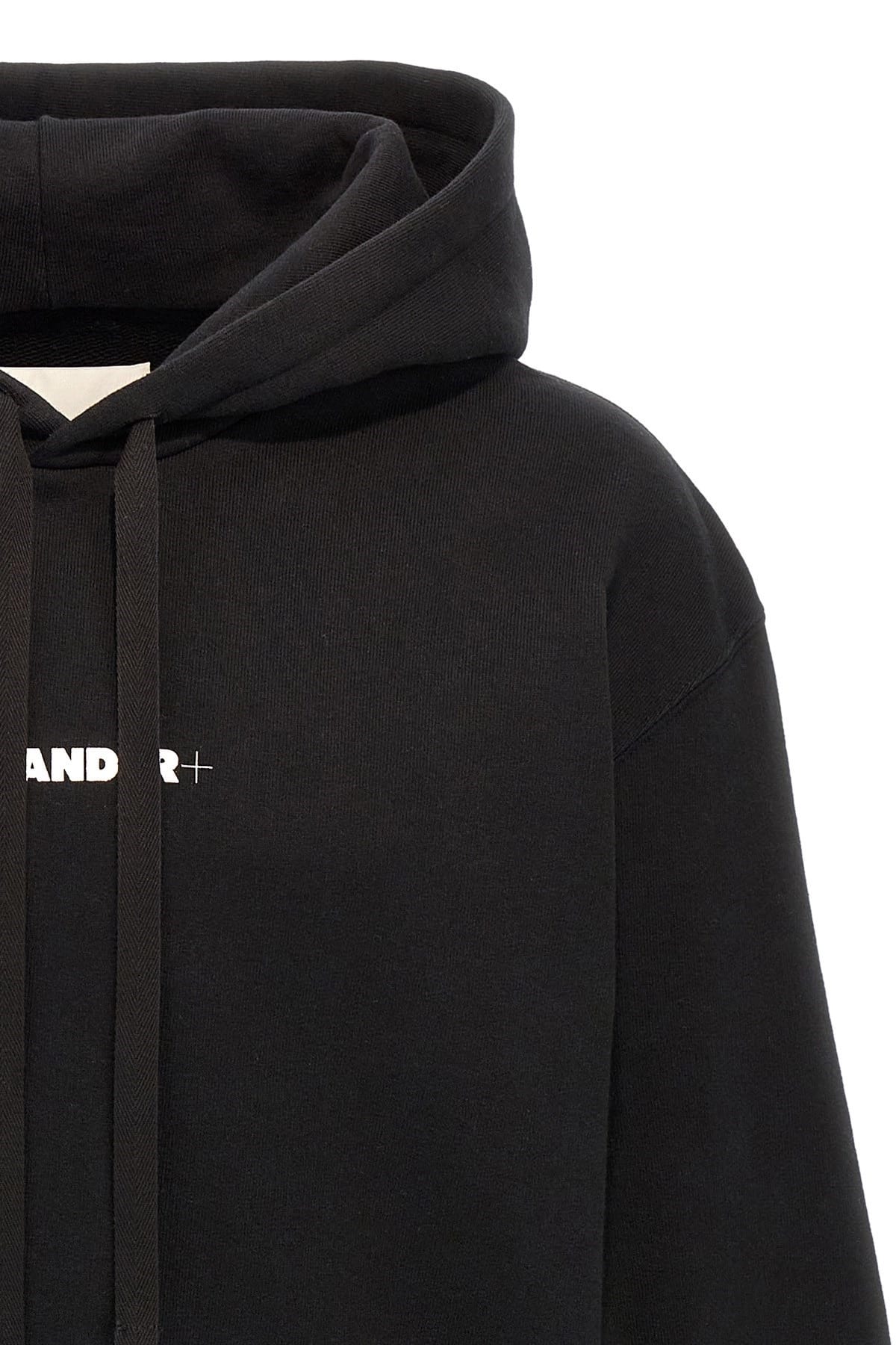 Jil Sander Jil Sander Logo Print Hoodie