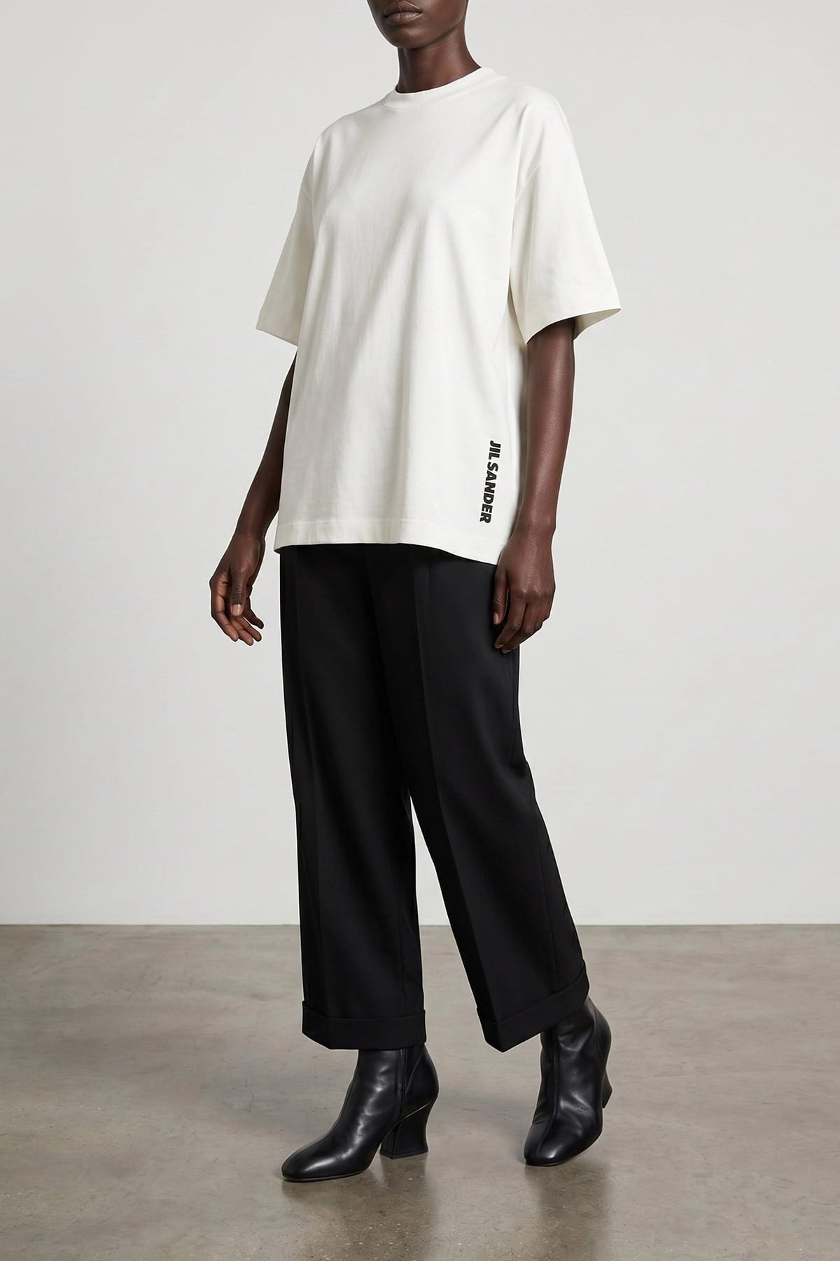 Jil Sander تيشيرت بطبعة شعار - alternate view