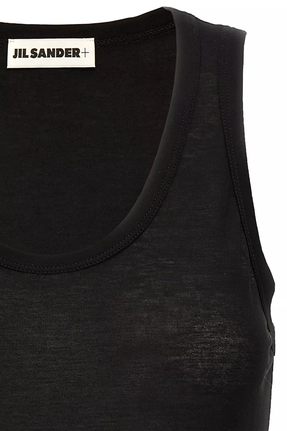 Jil Sander Jil Sander Logo Print Top