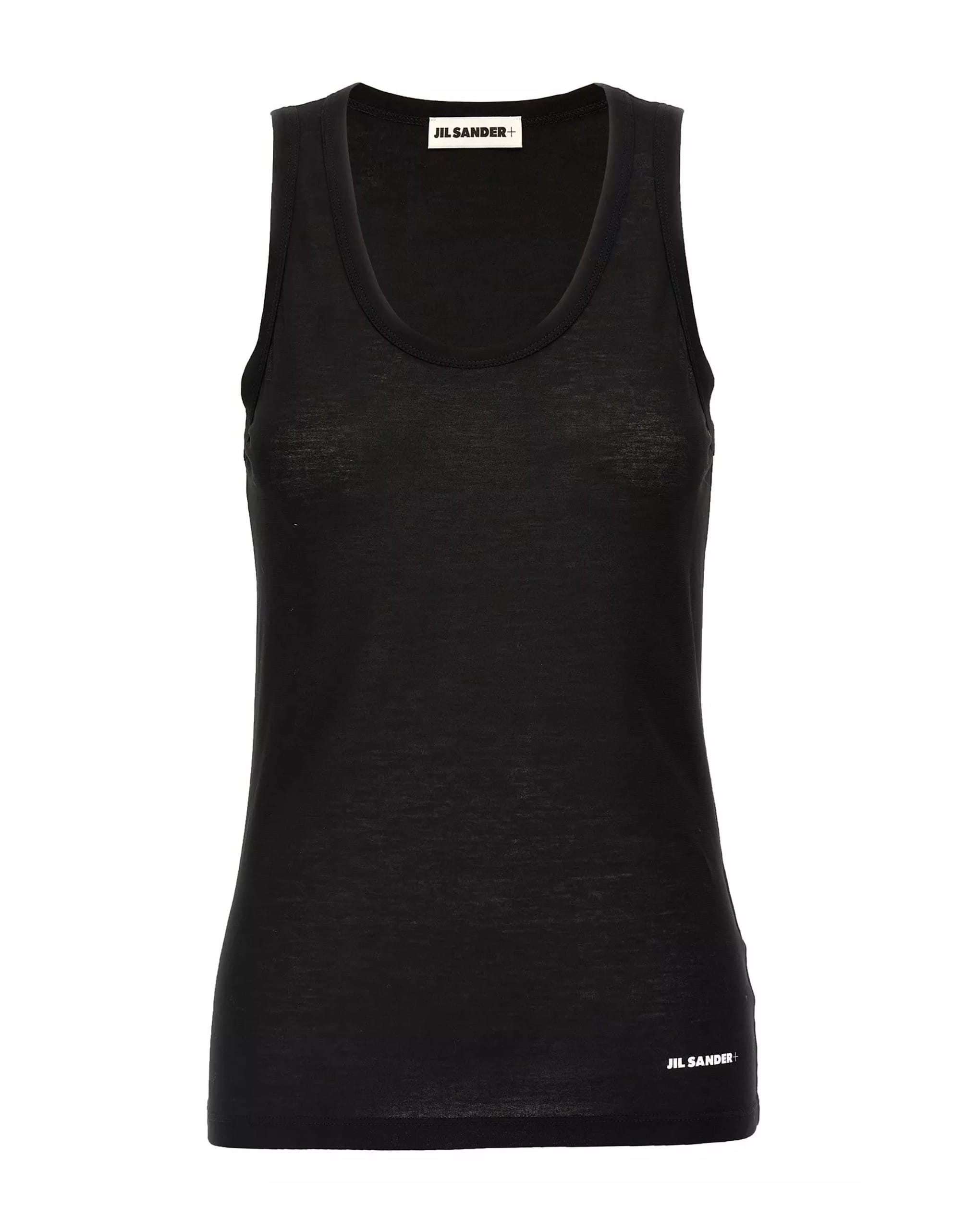 Jil Sander Jil Sander Logo Print Top