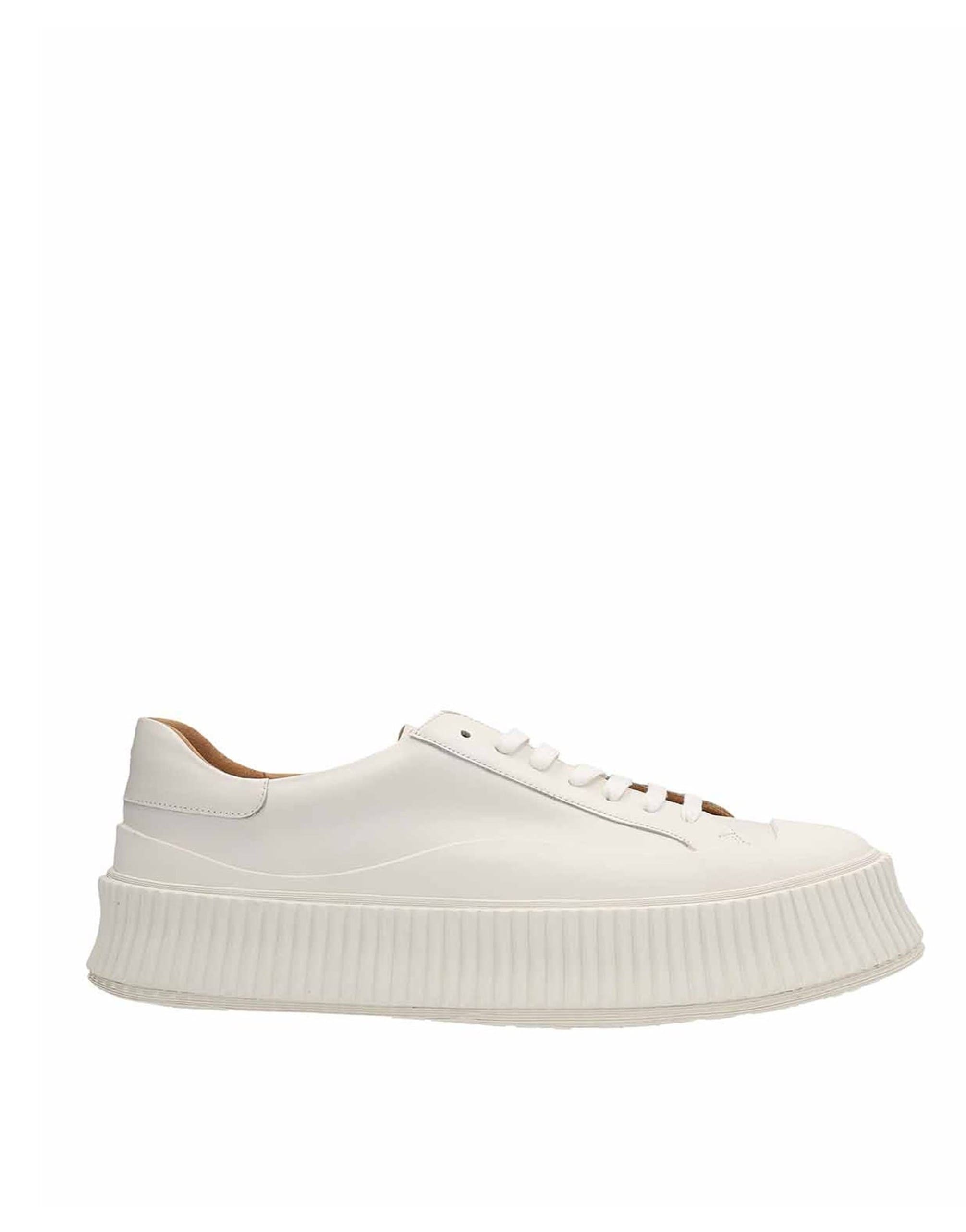 Jil Sander Maxi Sole Leather Sneakers