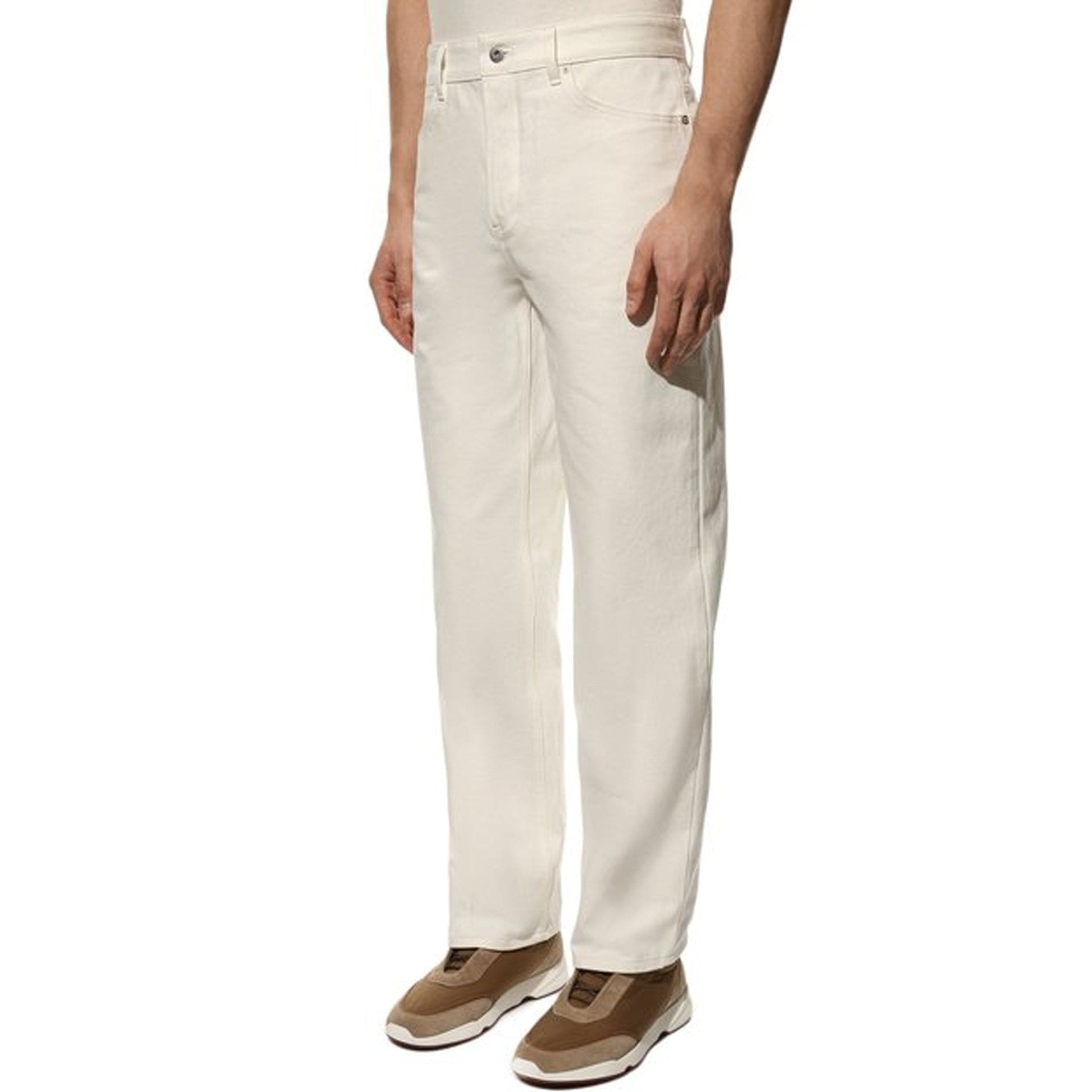 Regular-Fit Denim Trousers - alternate view