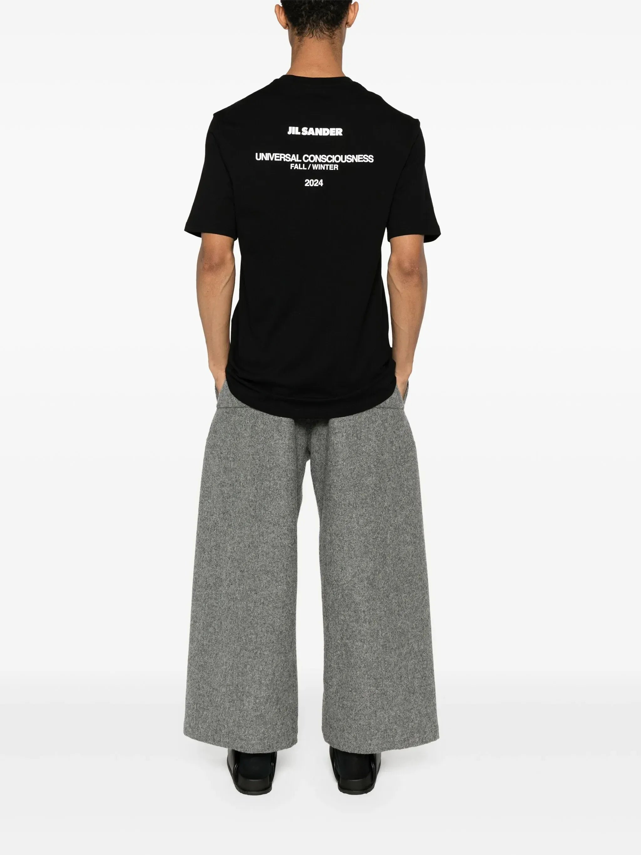 Jil Sander Jil Sander Universal Consciousness Logo-Print Cotton T-Shirt