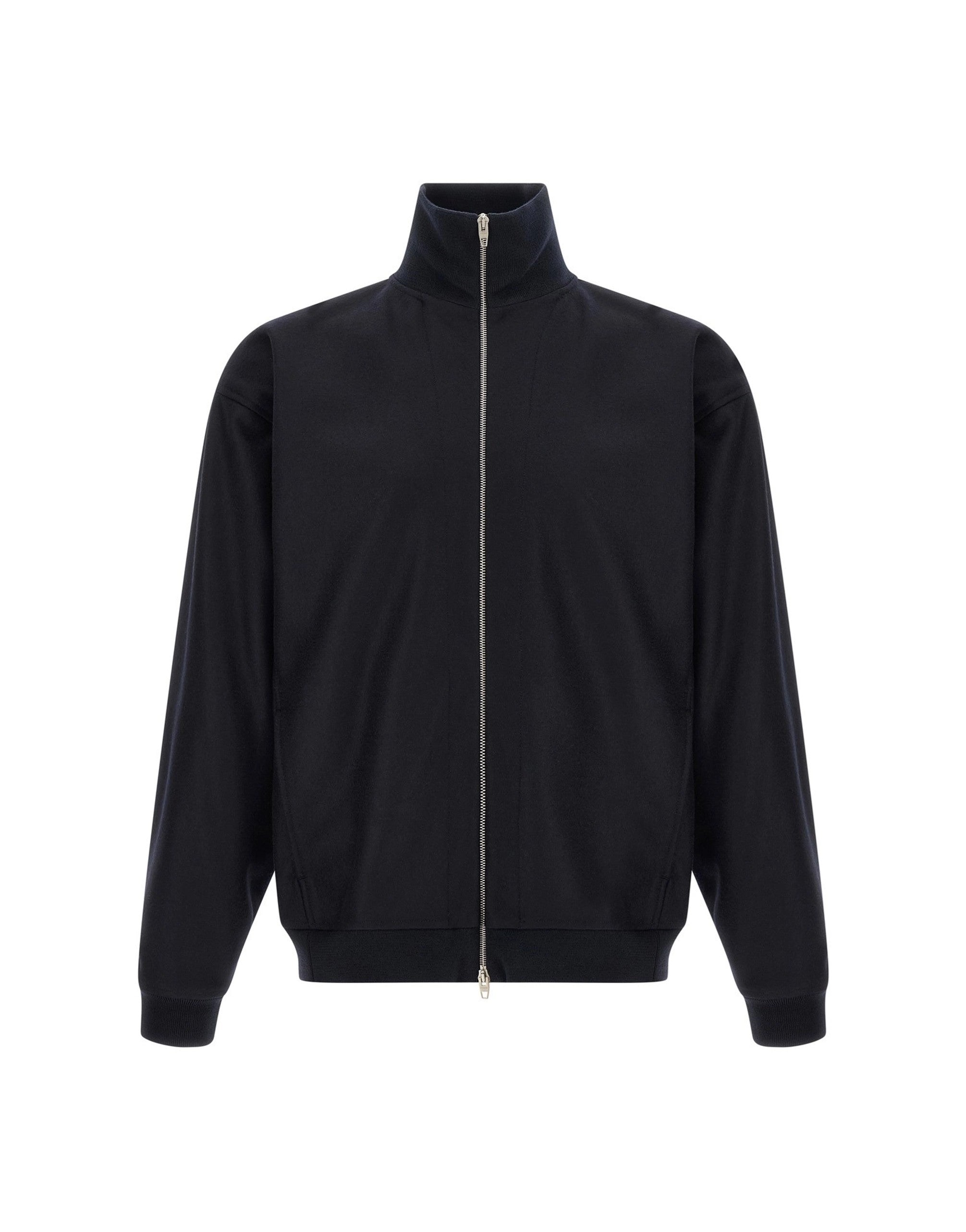 Jil Sander Wool Funnel-Neck Jacket