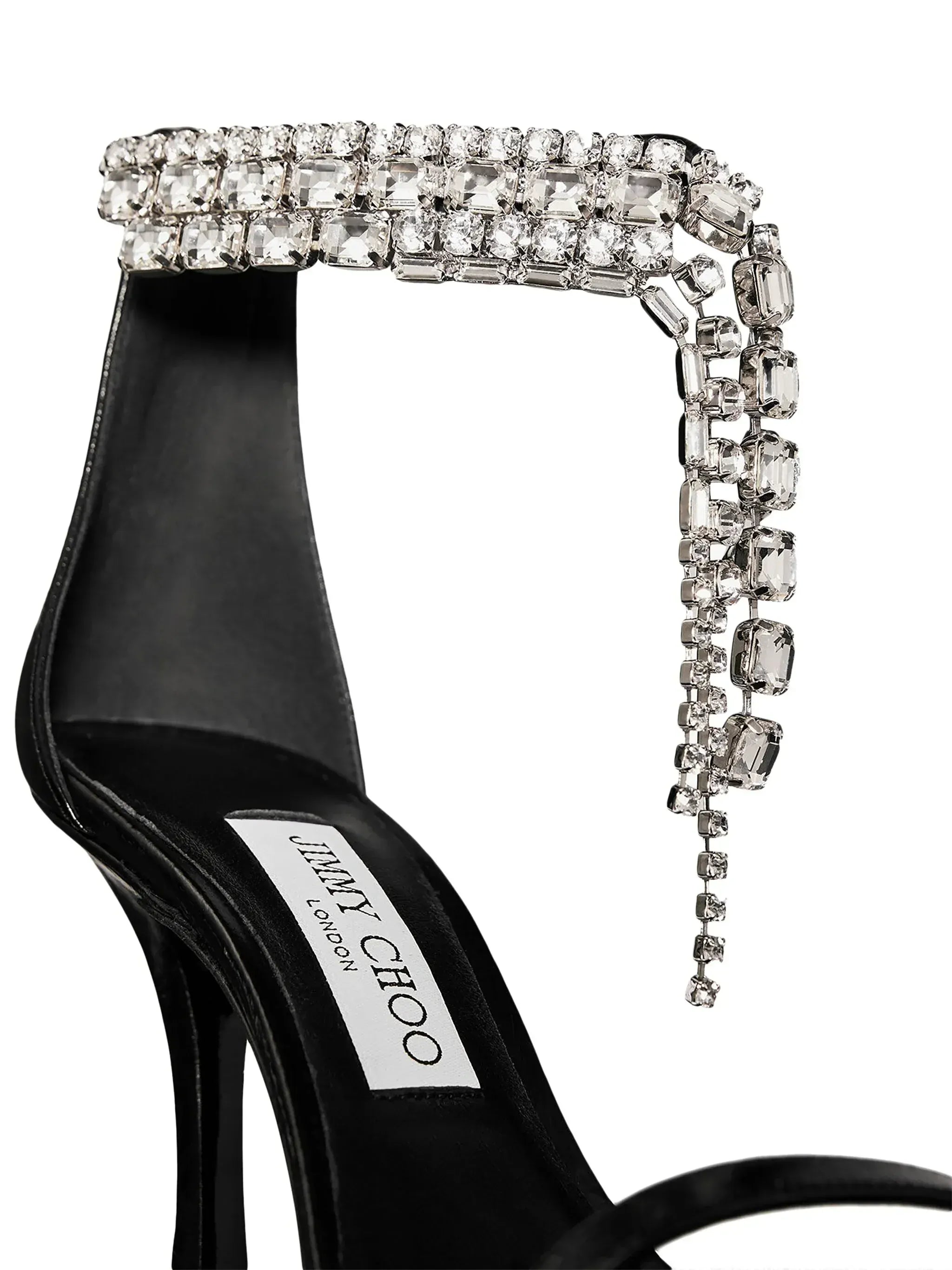 Jimmy Choo 100mm Verity Crystal-Embellished Sandals