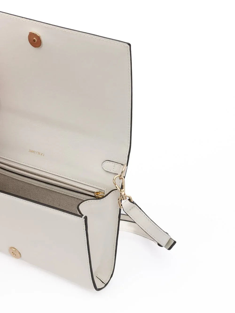 Jimmy Choo Avenue Leather Shoulder Strap Bag