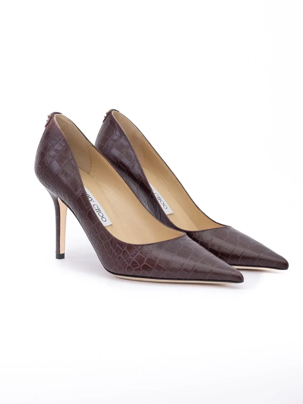 Jimmy Choo Croco Embossed Agnes Pumps - alternate view