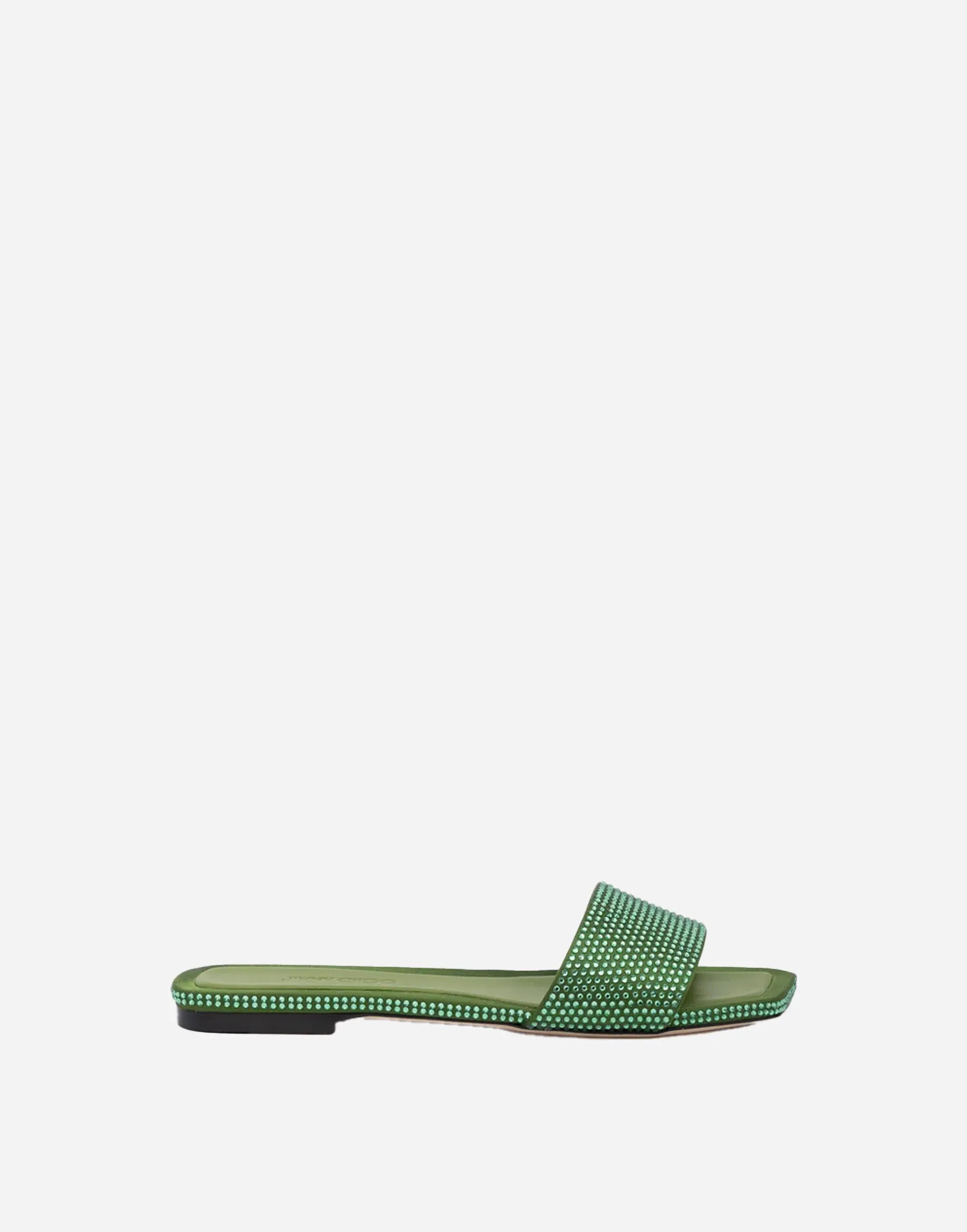 Jimmy Choo Crystal Clovis Embellished Flats