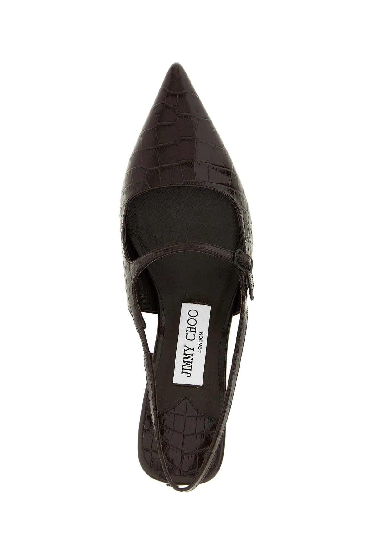 Jimmy Choo Jimmy Choo Didi Crocodile-Print Slingback
