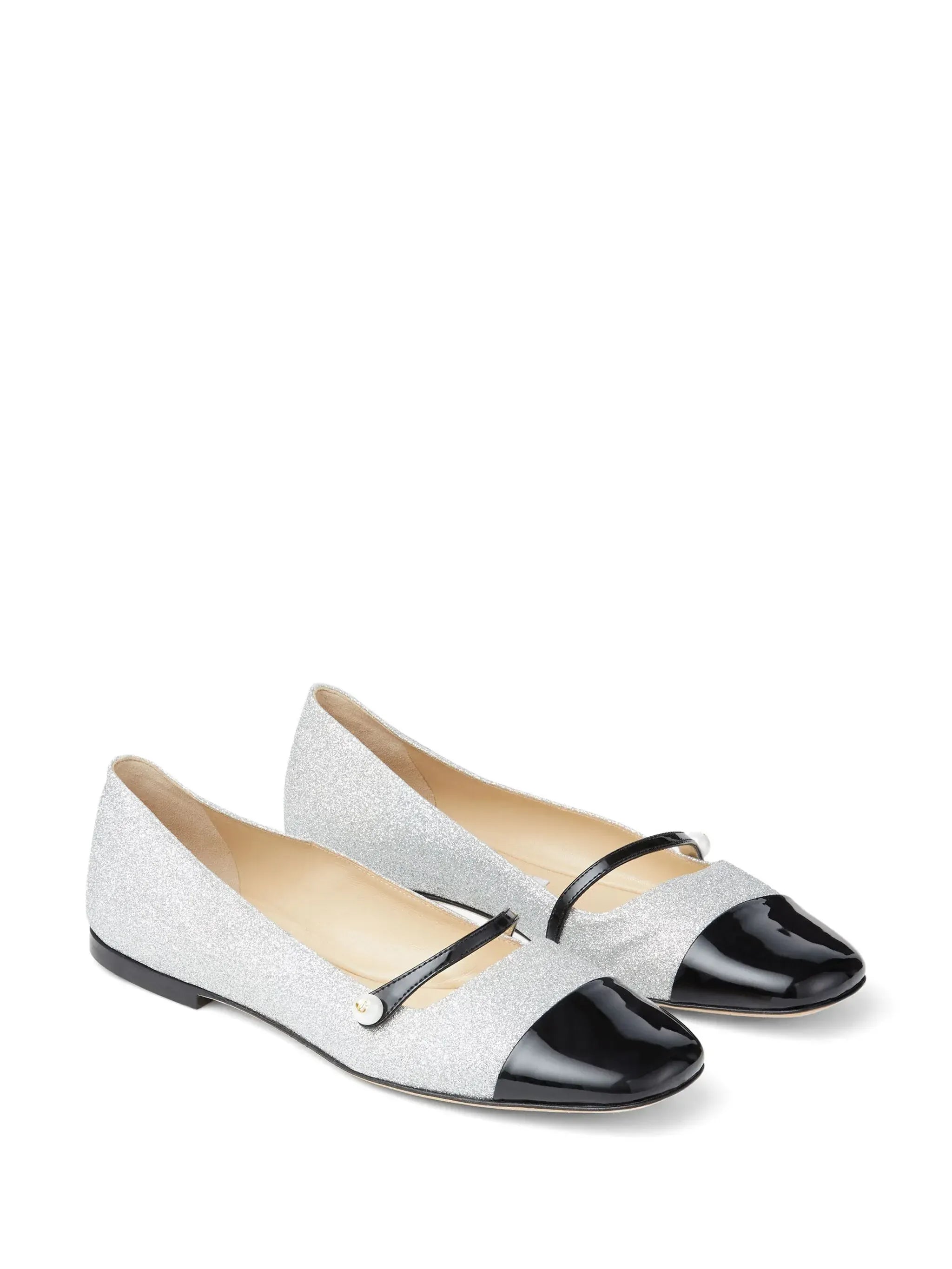 Jimmy Choo Elisa Leather Ballerina Flats - alternate view
