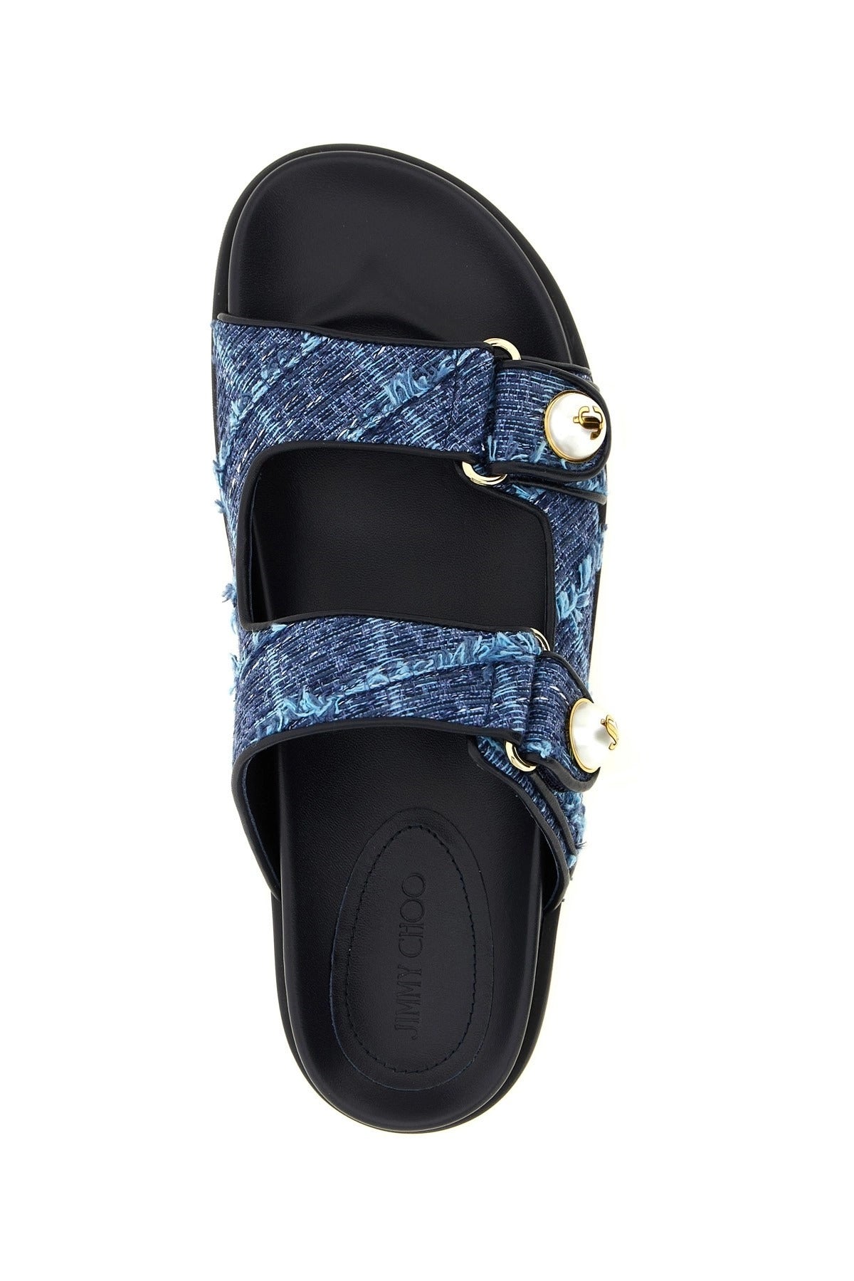Sandali in denim Fayence di Jimmy Choo