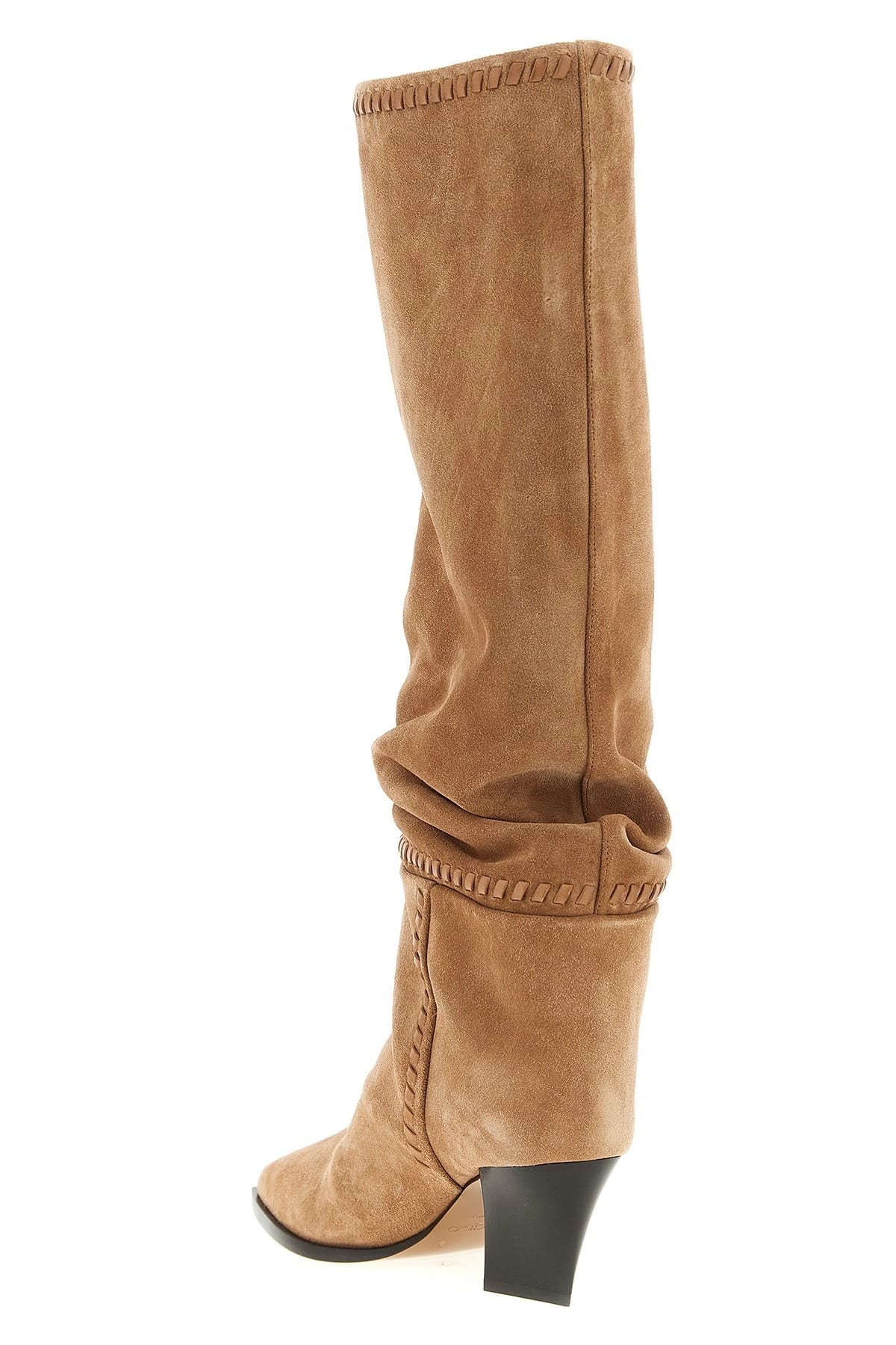 Jimmy Choo Jimmy Choo Hart Suede Square Toe Boots