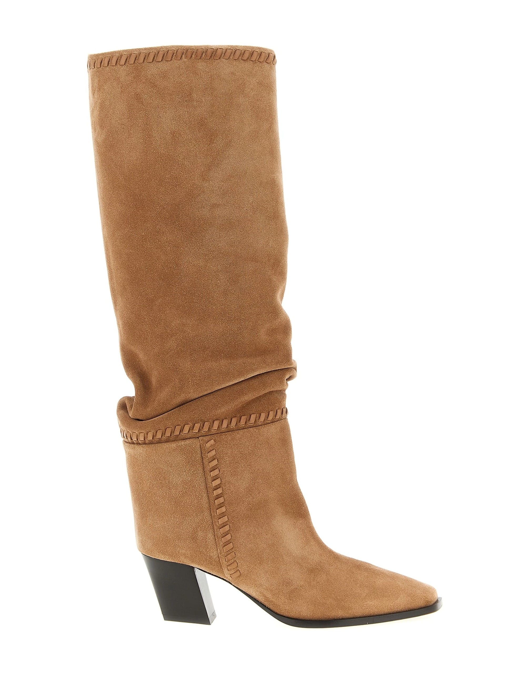 Jimmy Choo Jimmy Choo Hart Suede Square Toe Boots