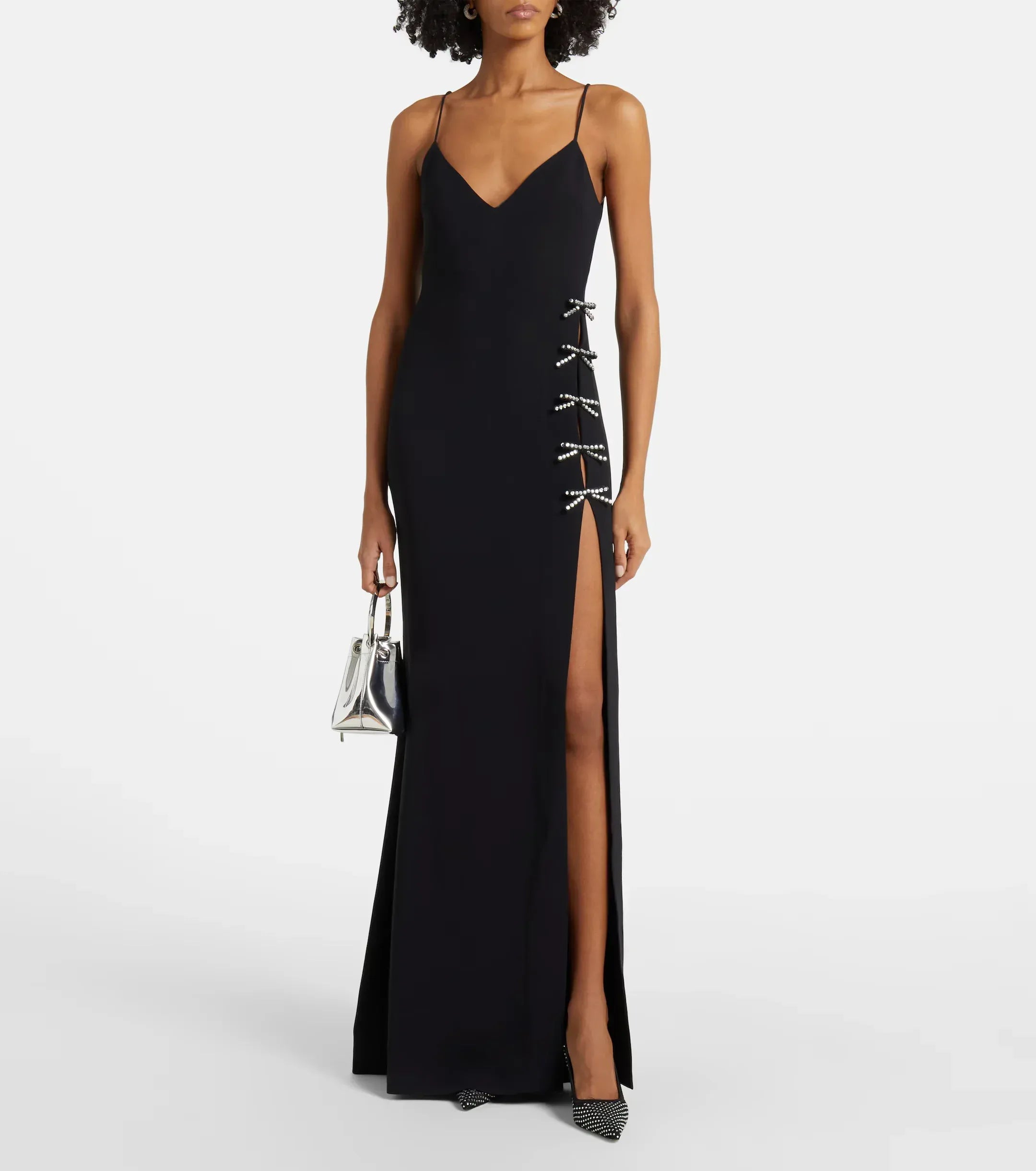 Jimmy Choo Ixia 80 Embellished Mesh Pumps - alternate view