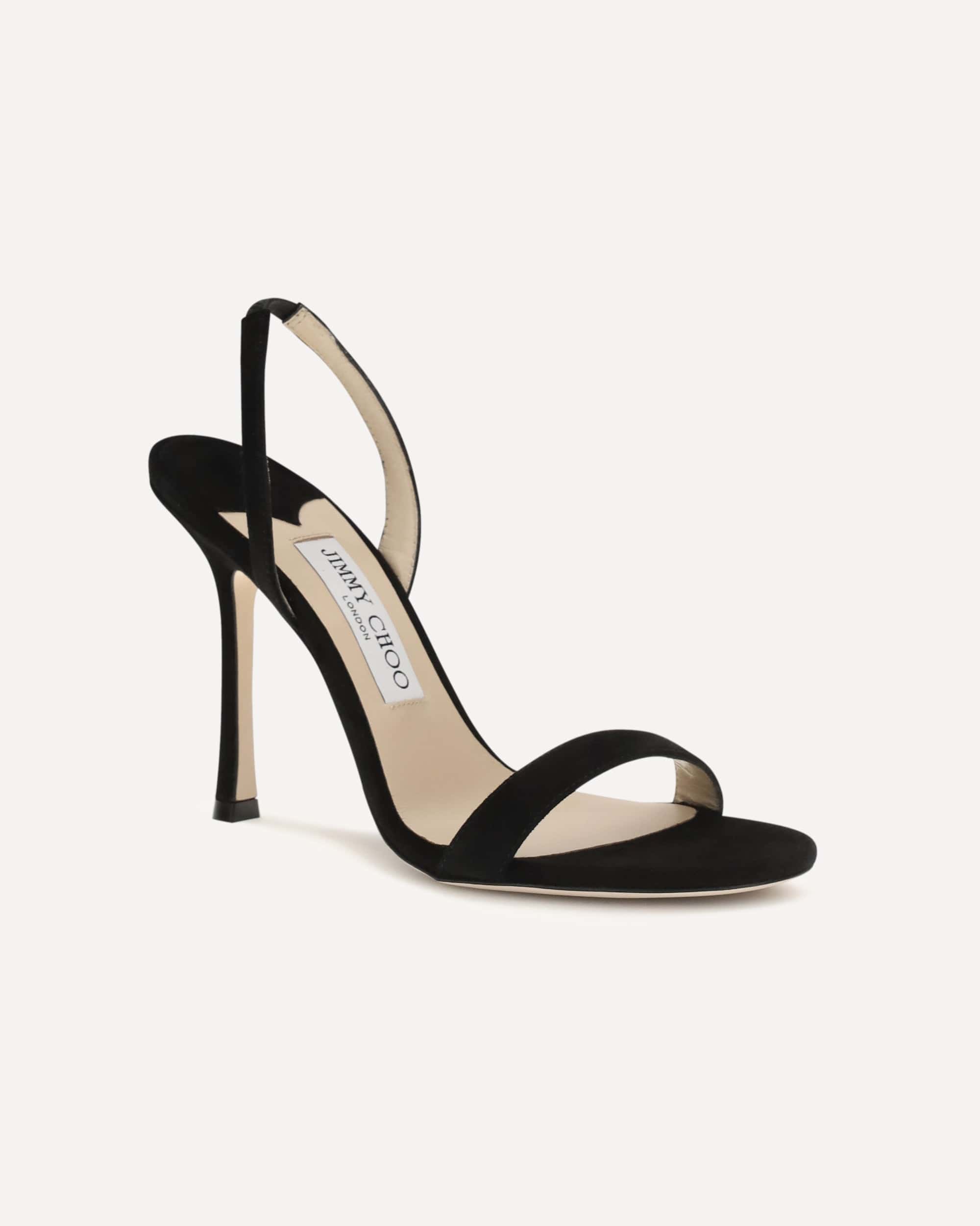 Jimmy Choo Jimmy Choo Jenn Suede Stiletto Sandals