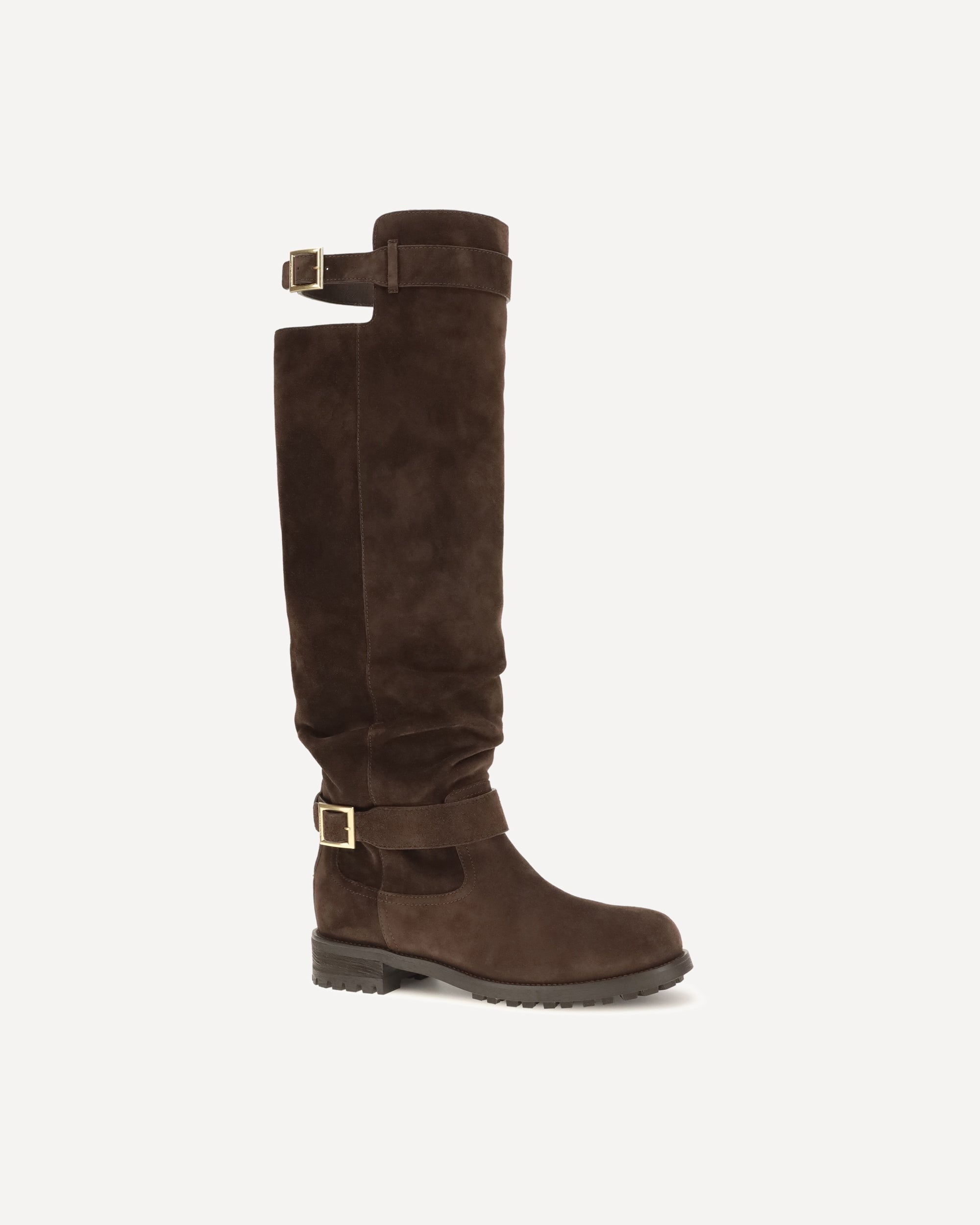 Jimmy Choo Knee-High Biker Boots