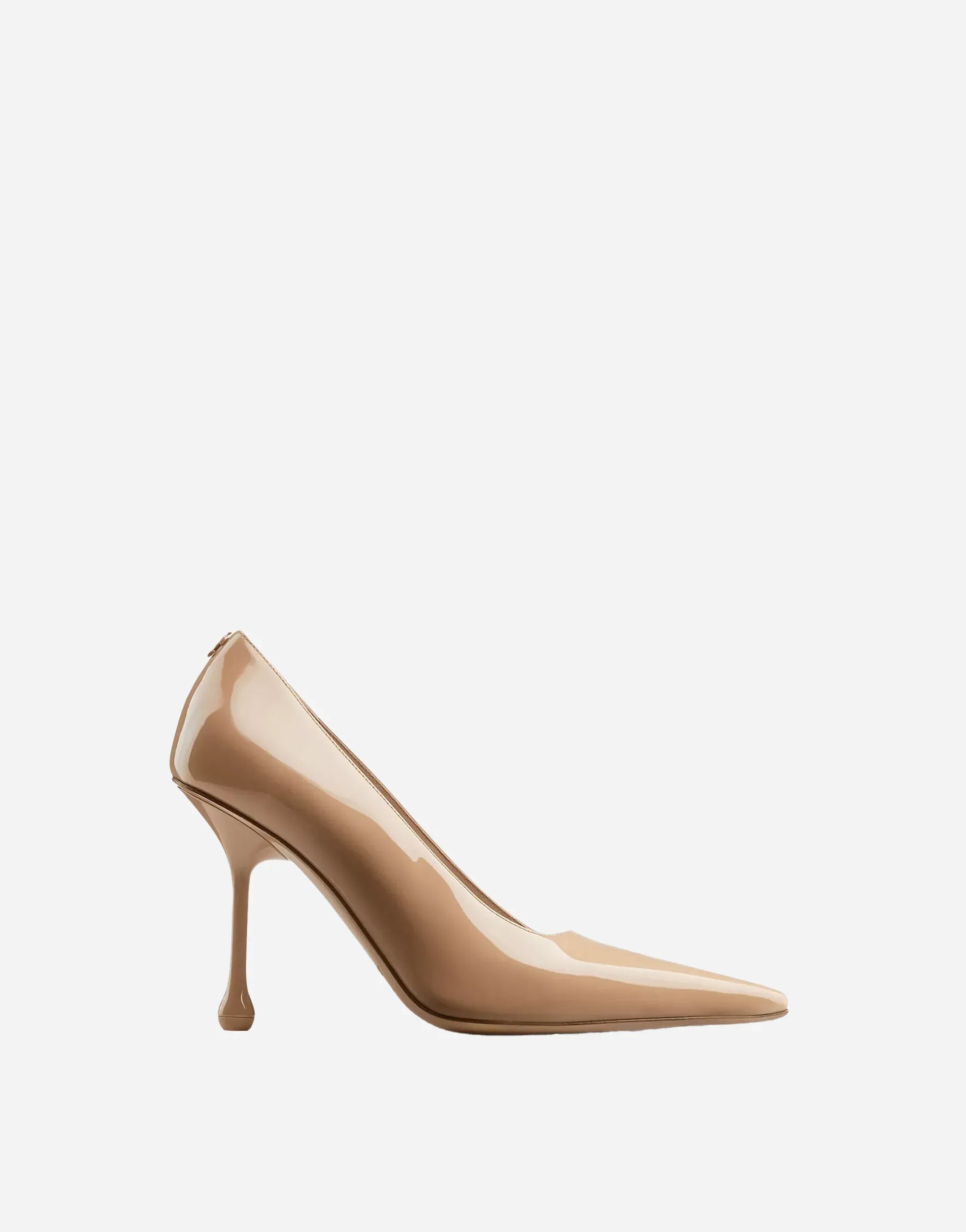 Jimmy Choo Lxia Tonal-Stitching Leather Heeled Pumps