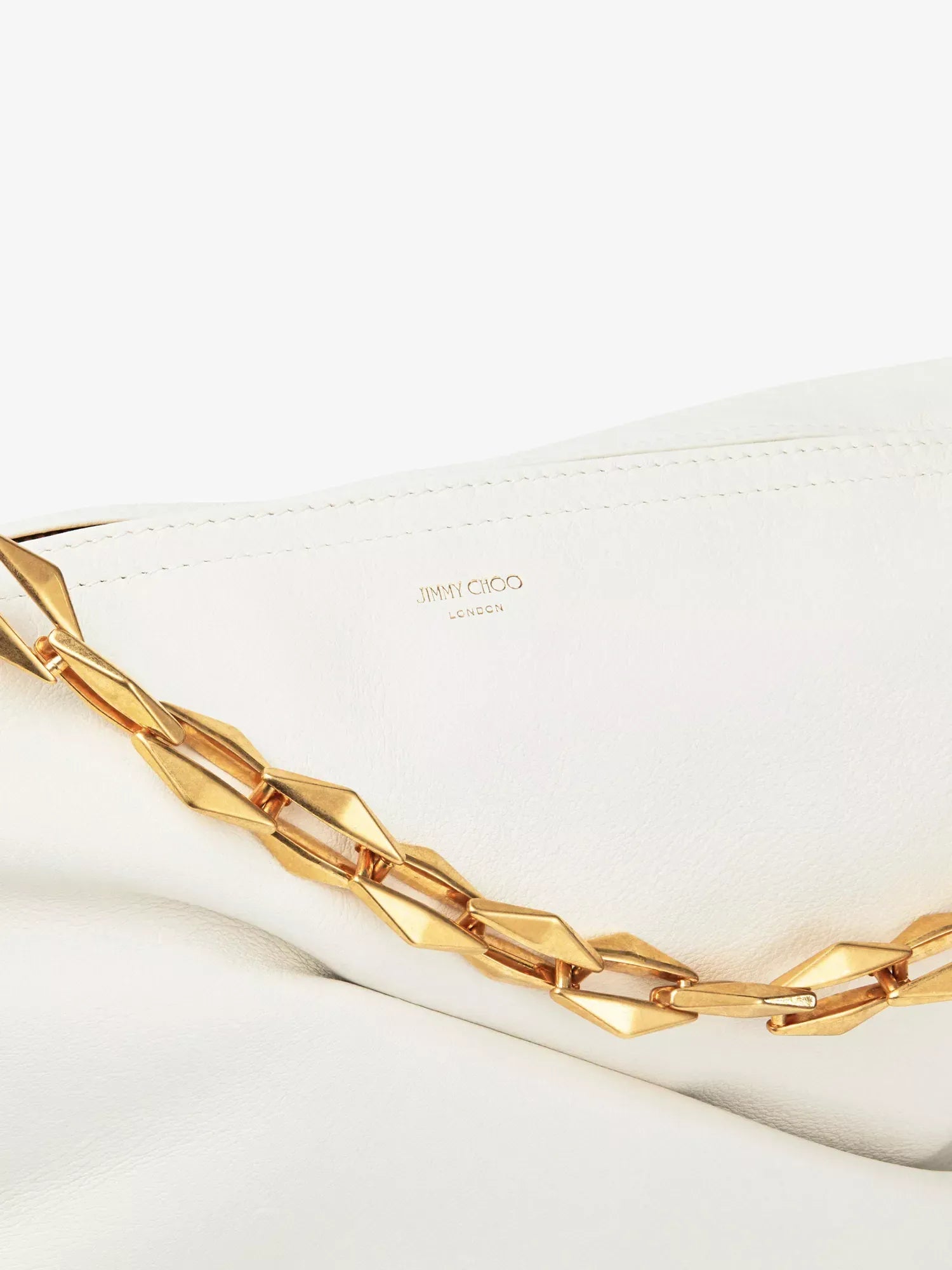 Jimmy Choo Padded Leather Shoulder Bag