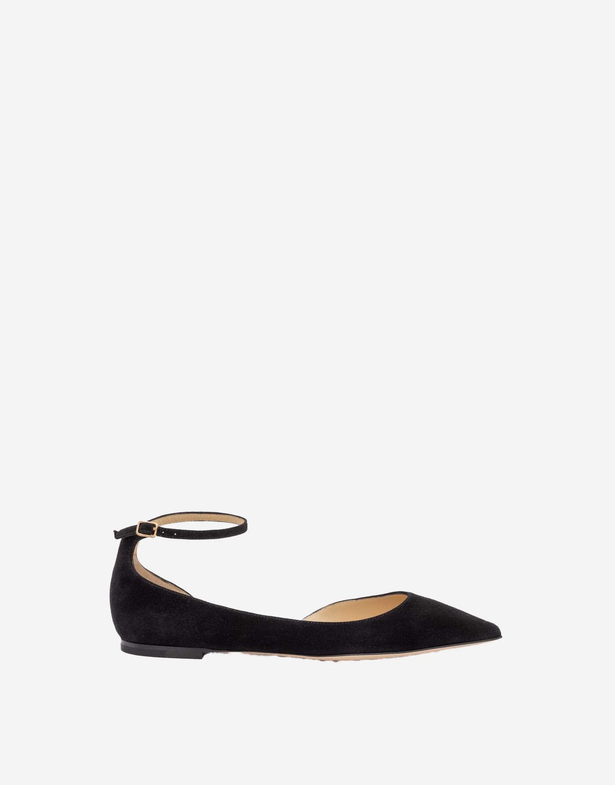 Jimmy Choo Suede Leona Ballet Flats