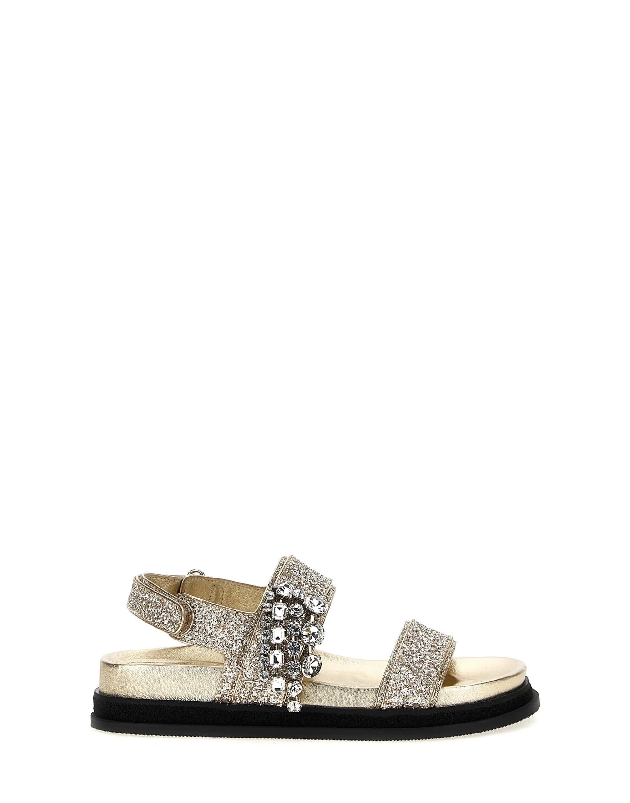Jimmy Choo Jimmy Choo Verity Glitter Sandals