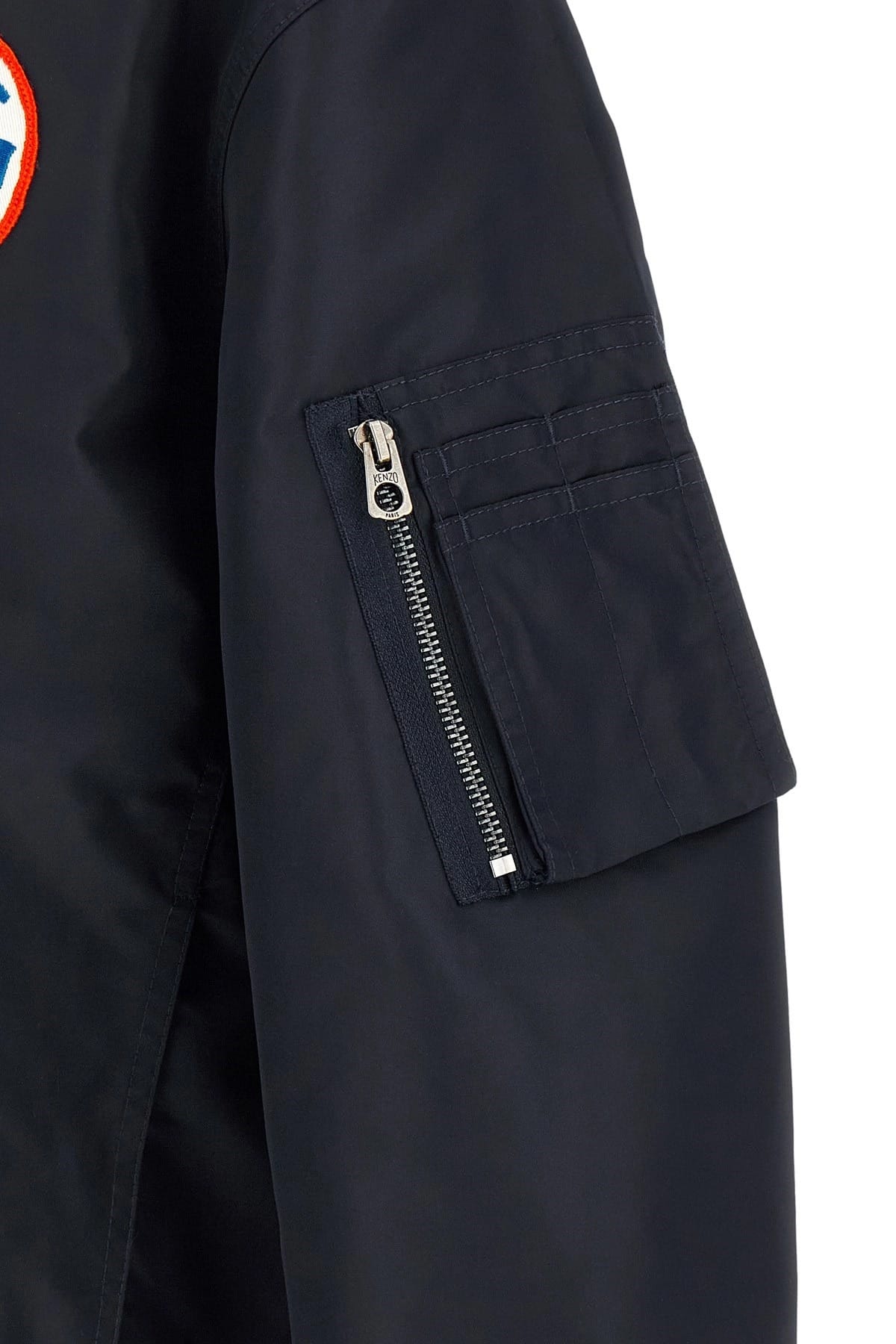 Kenzo Kenzo Badges Collarless Bomber Jacket