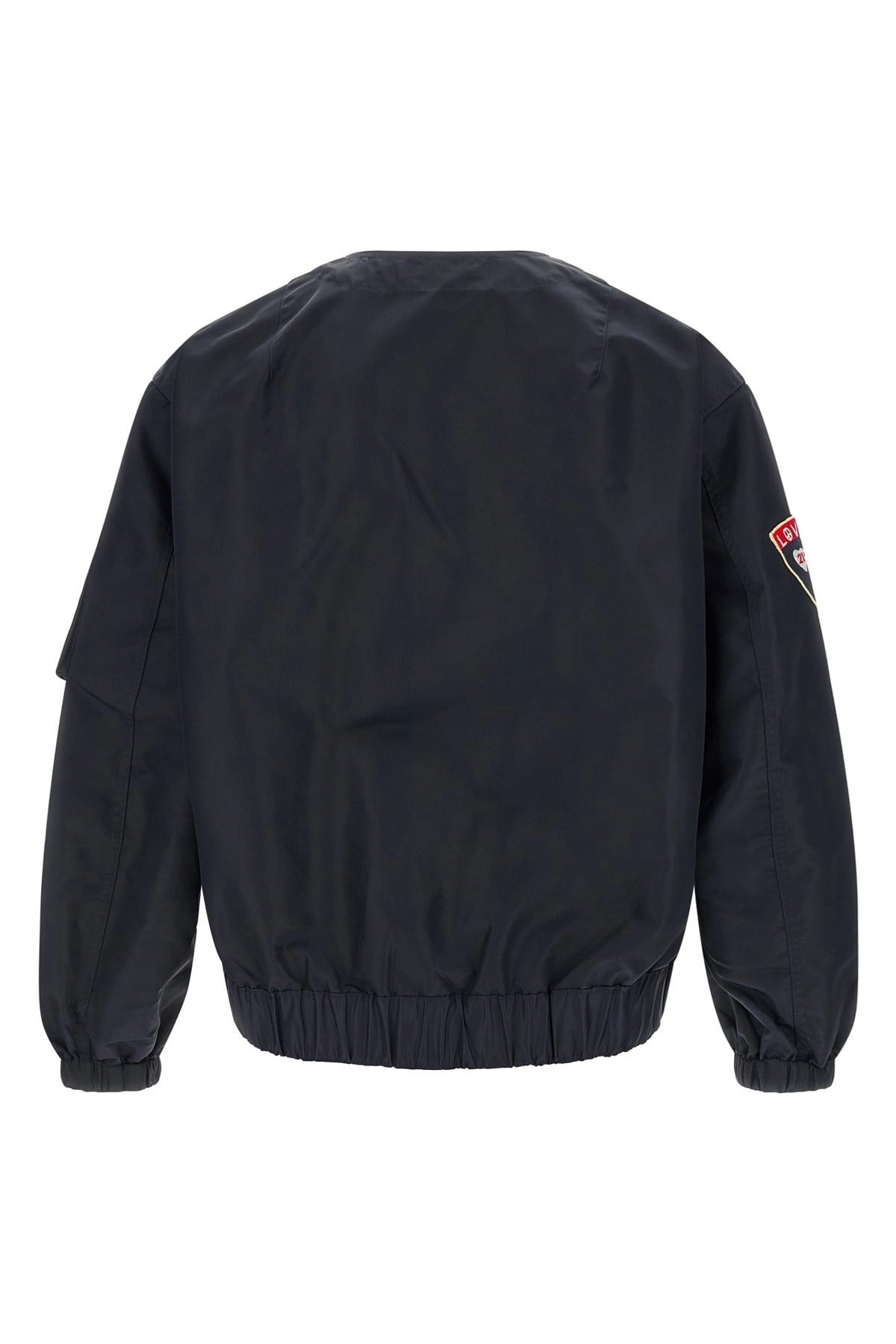 Kenzo Badges Collarless Bomber Jacket - alternate view