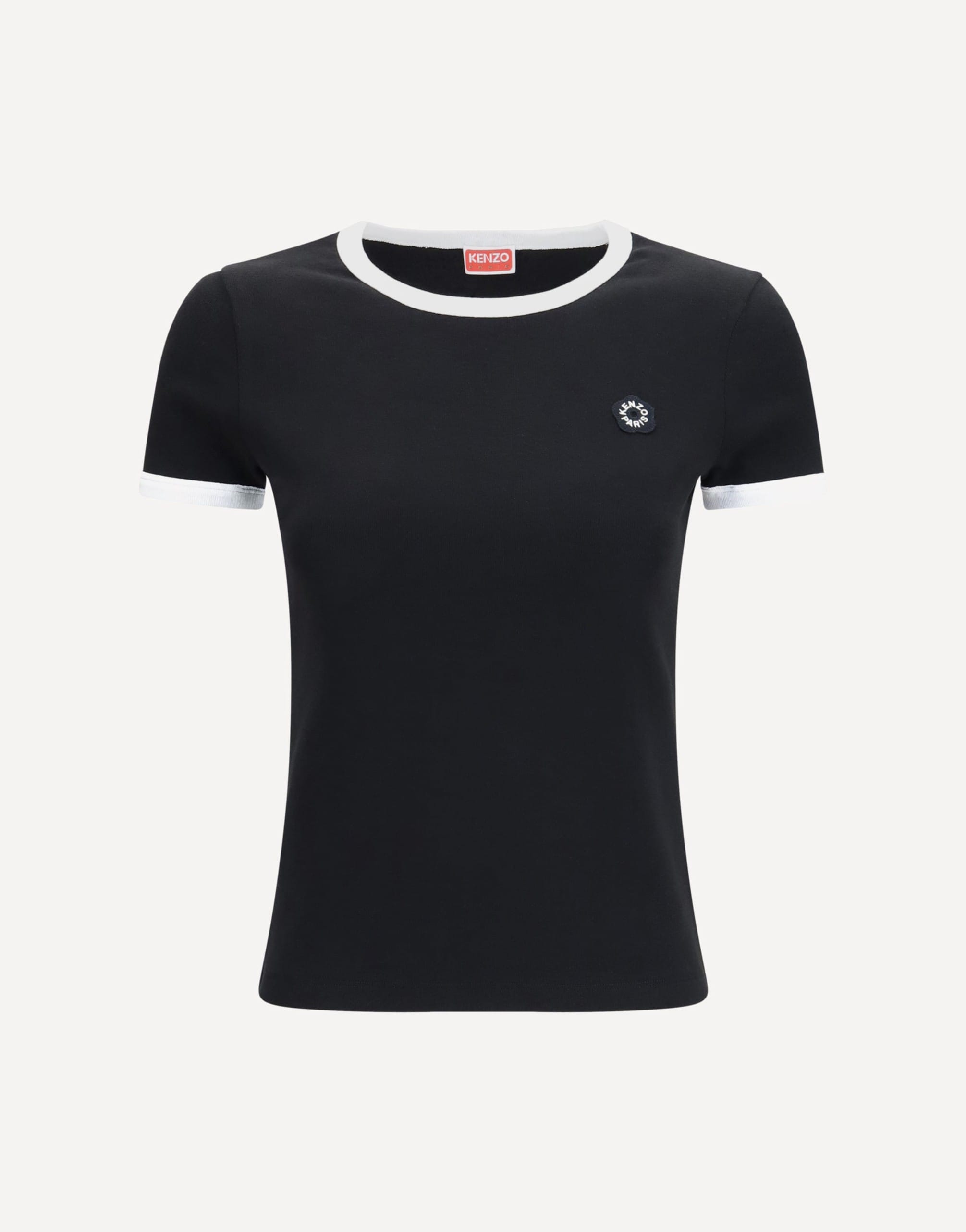 Kenzo Kenzo Boke Flower 2.0 Embroidered Cotton T-Shirt