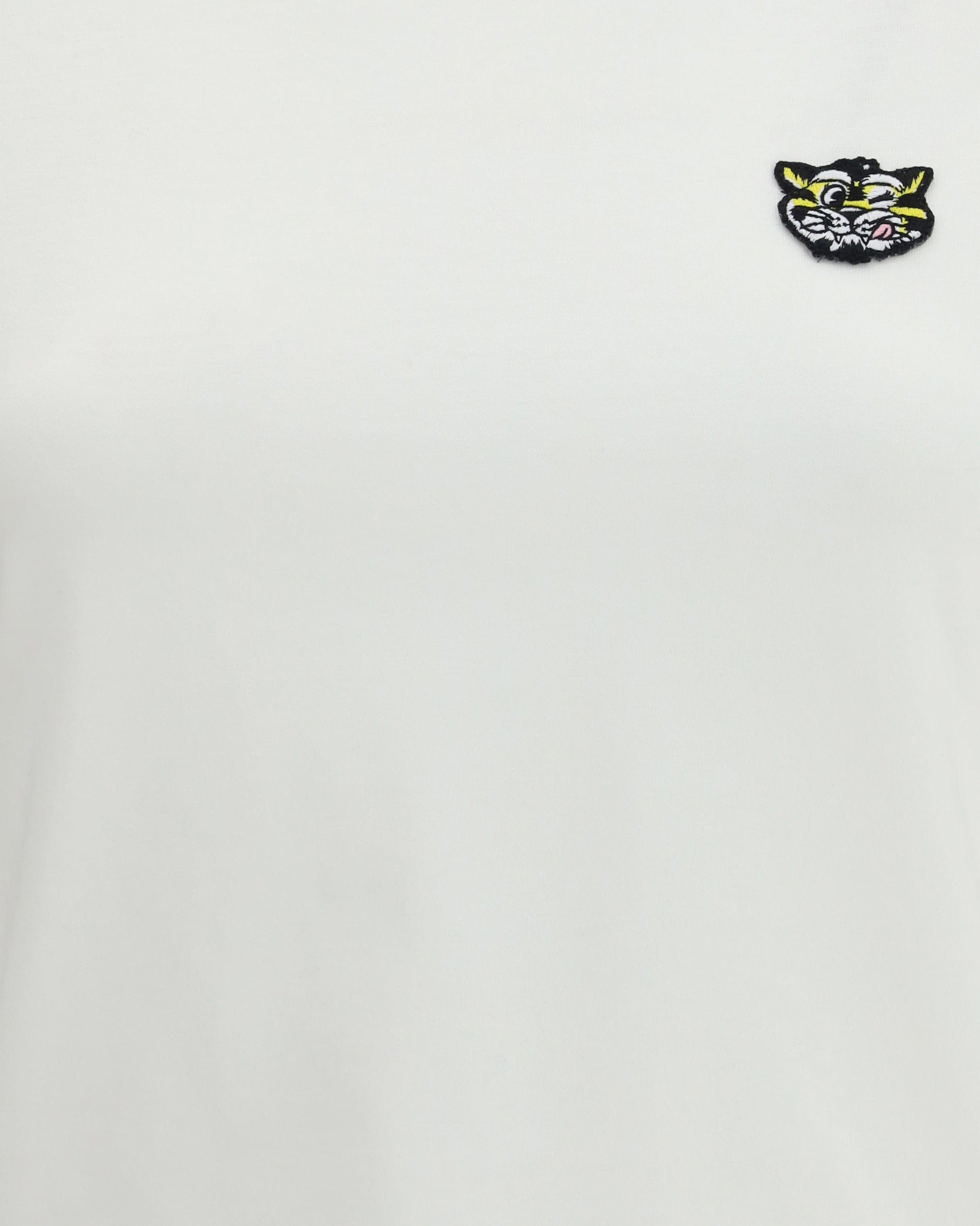Kenzo Cotton T-Shirt Embroidered Wild Tiger