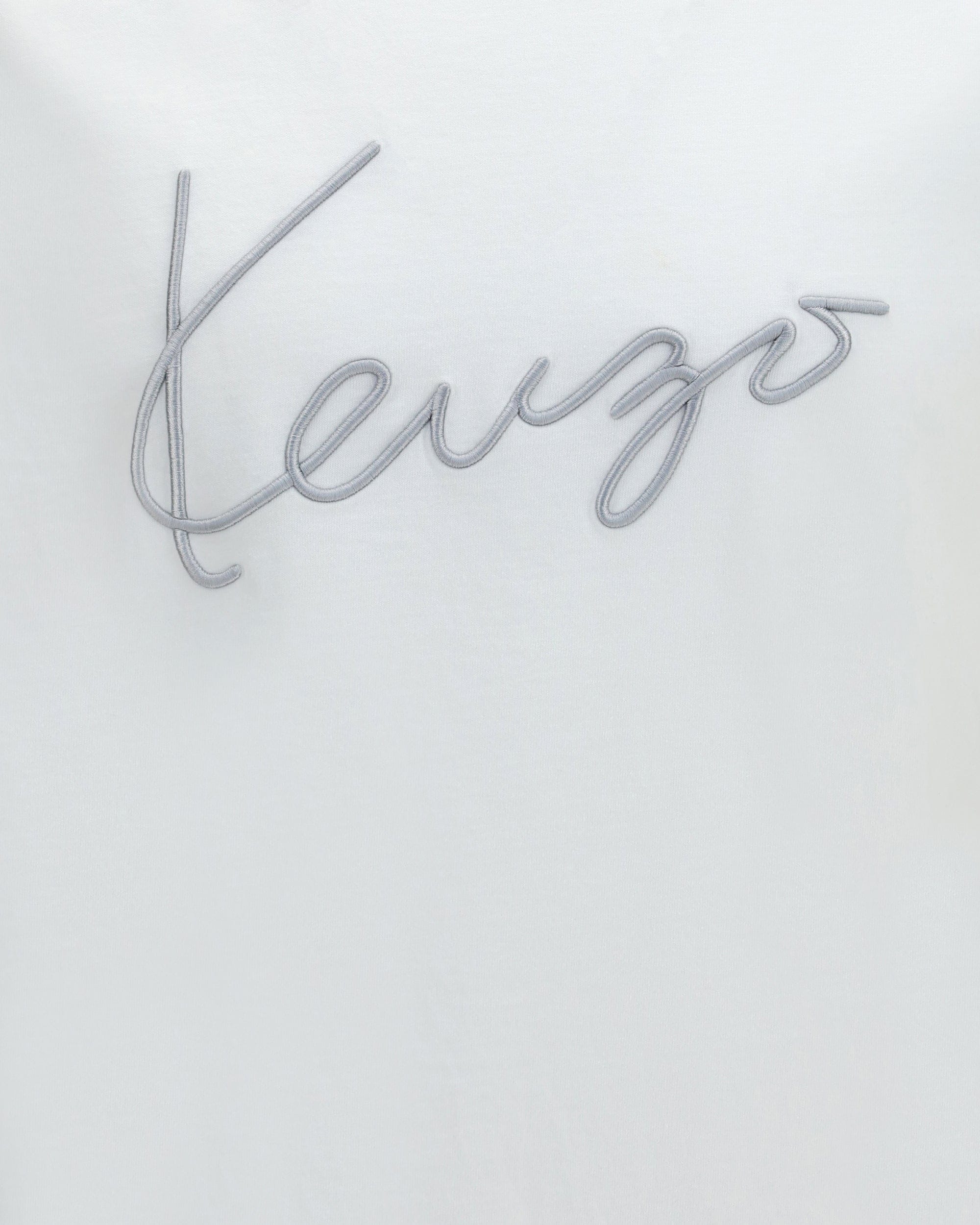 Kenzo Kenzo Embroidered Signature Cotton T-Shirt