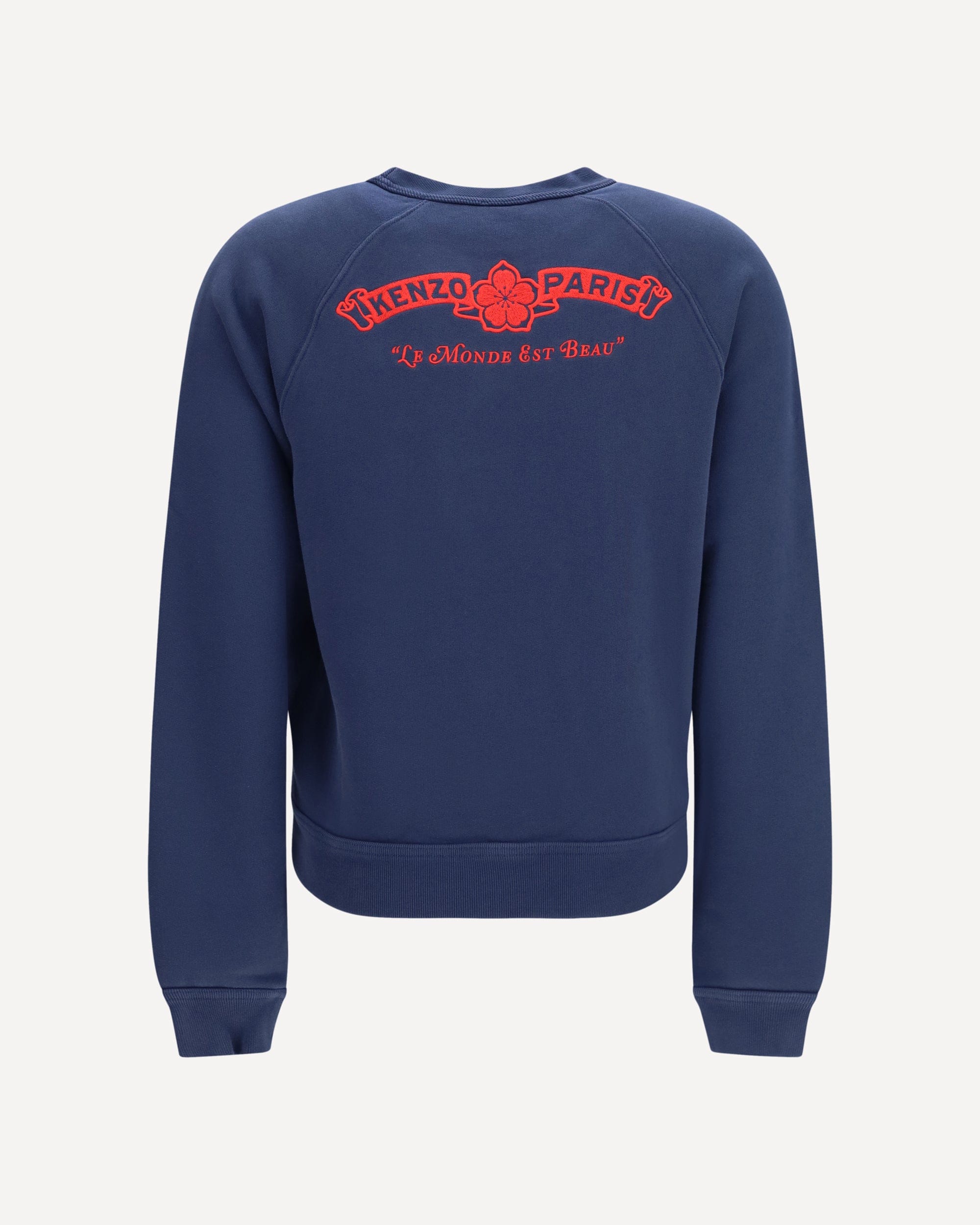 Kenzo Paris Emblem Embroidered Cotton Sweatshirt - alternate view