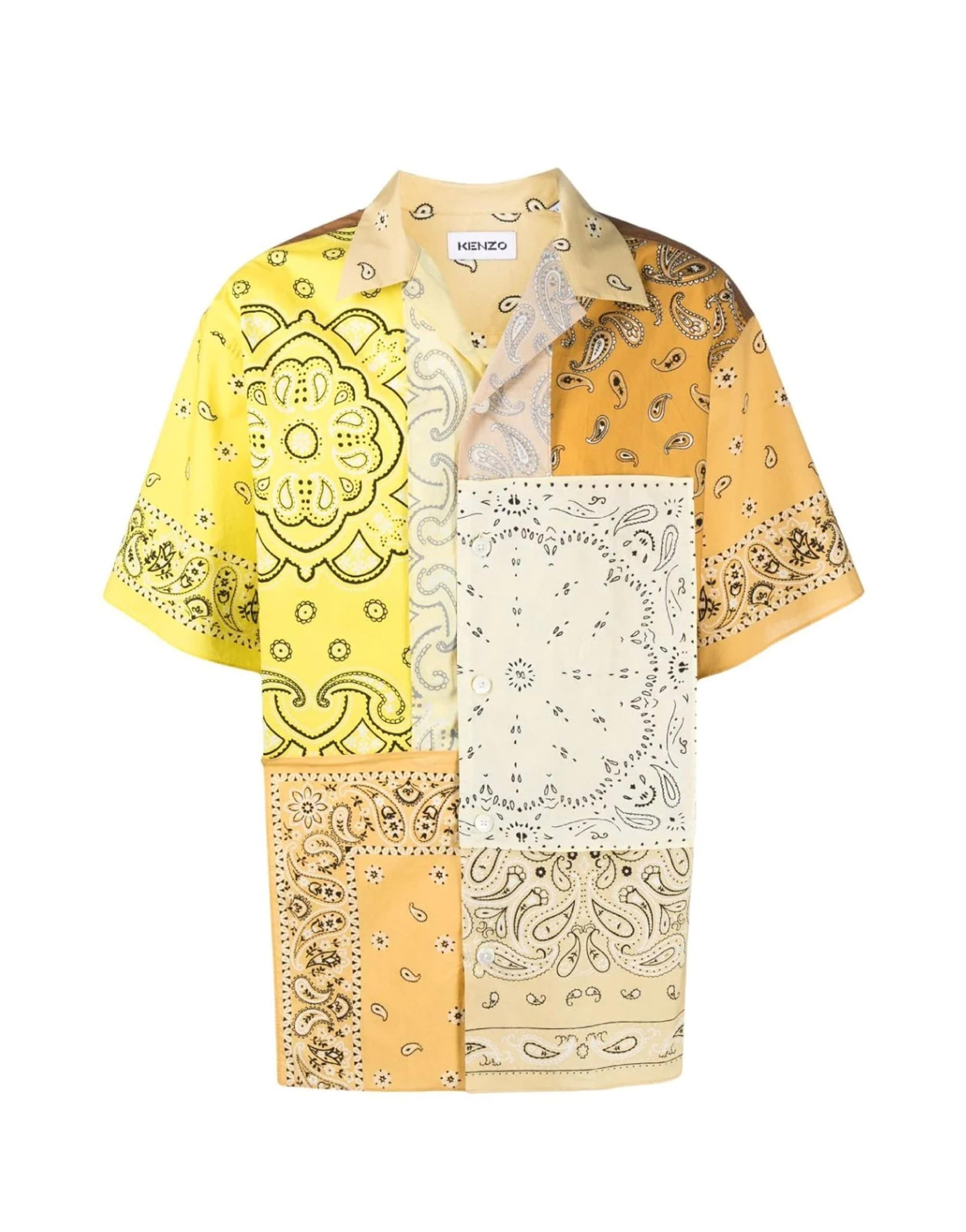 Kenzo Patchwork Short Sleeved Shirt