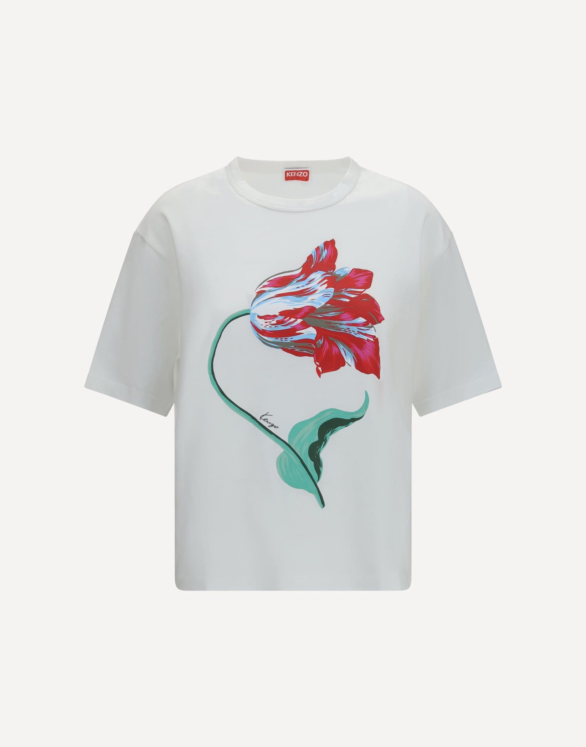 Kenzo Kenzo Tulip Cotton T-Shirt