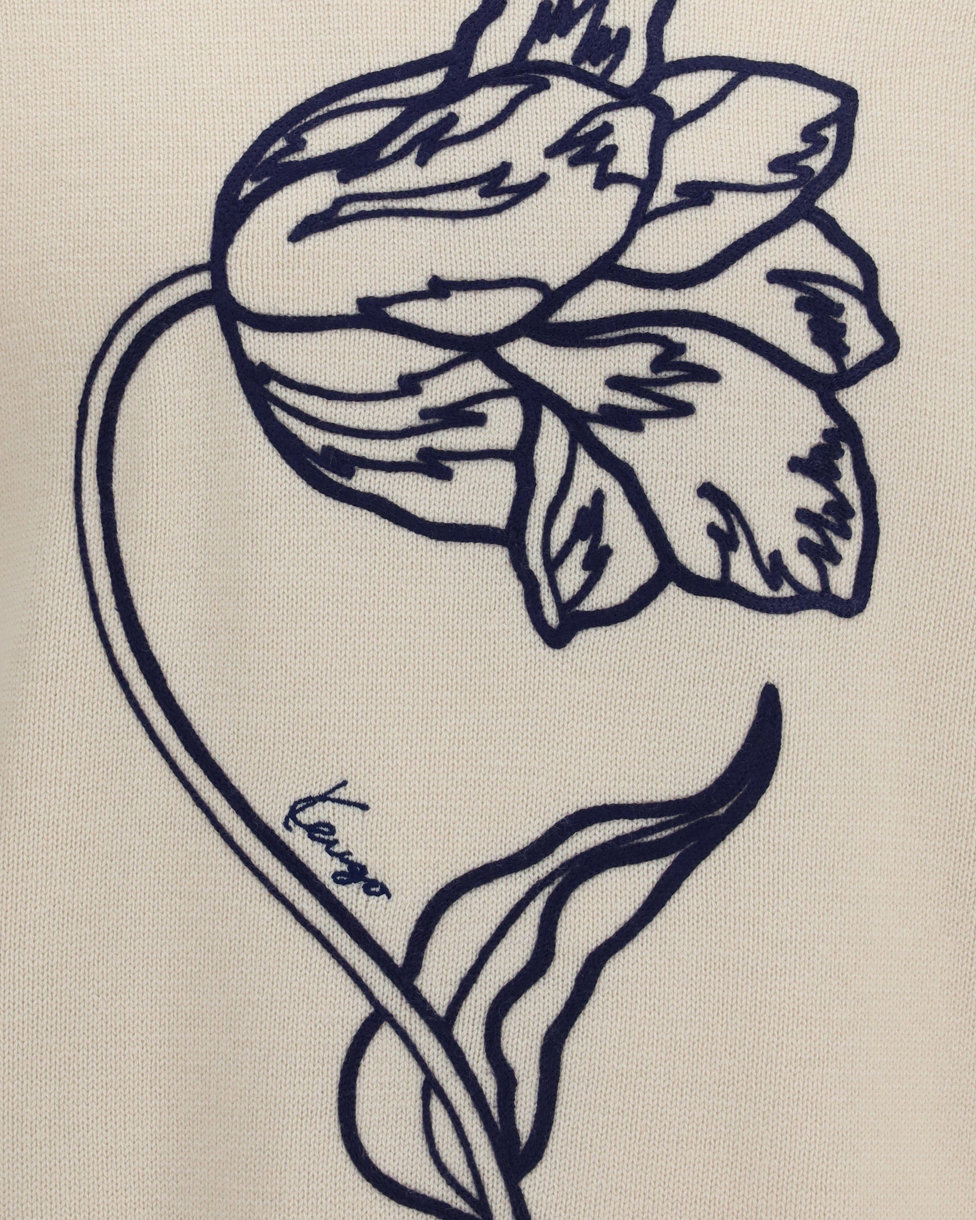 Kenzo Kenzo Tulip Wool And Cotton Sweater