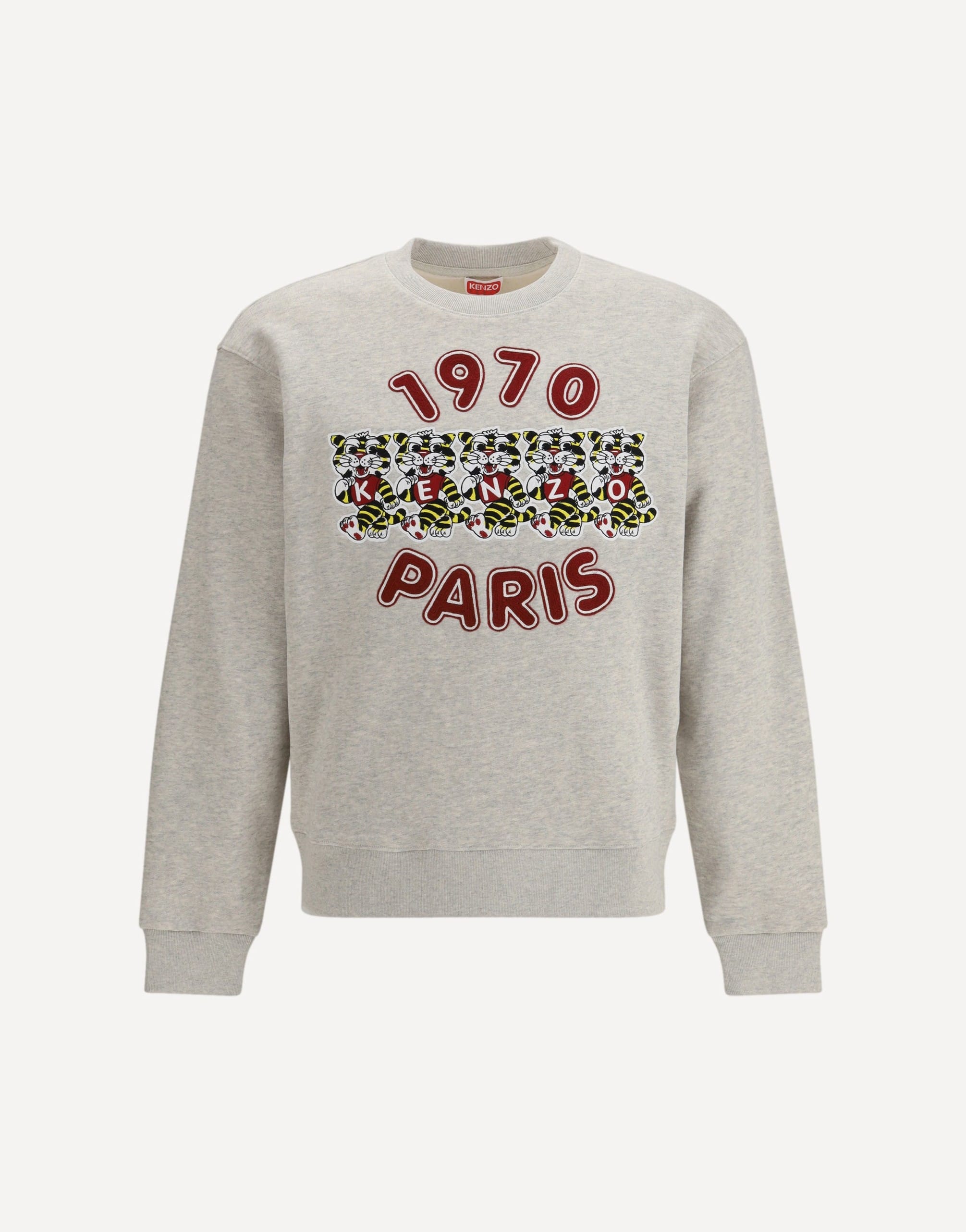 Kenzo Wild Tiger Cotton Embroidered Sweatshirt