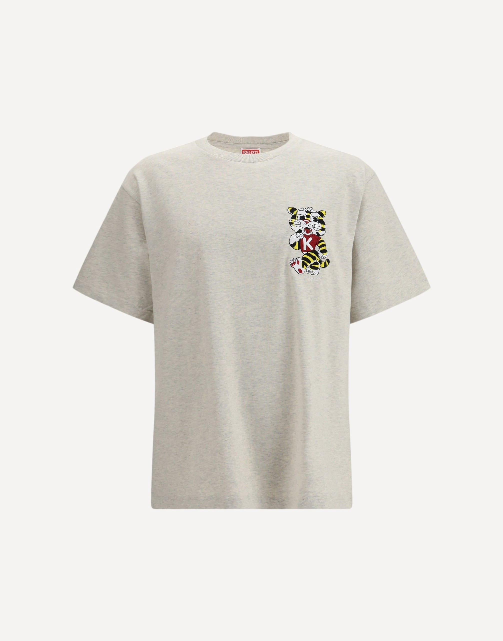 Kenzo Wild Tiger Motif Embroidered Oversized T-Shirt