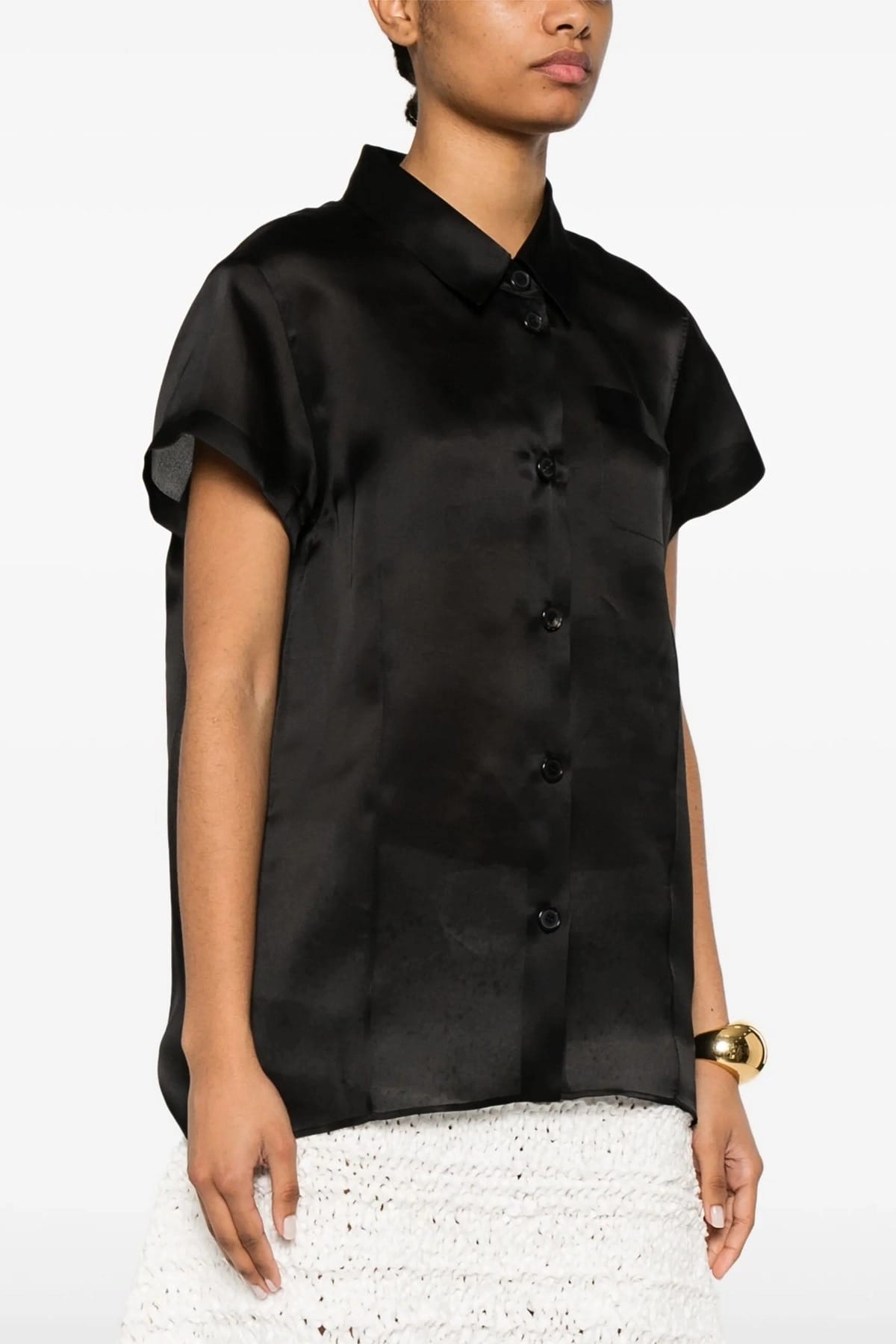 Khaite Camisa de organza de seda Keefe - alternate view