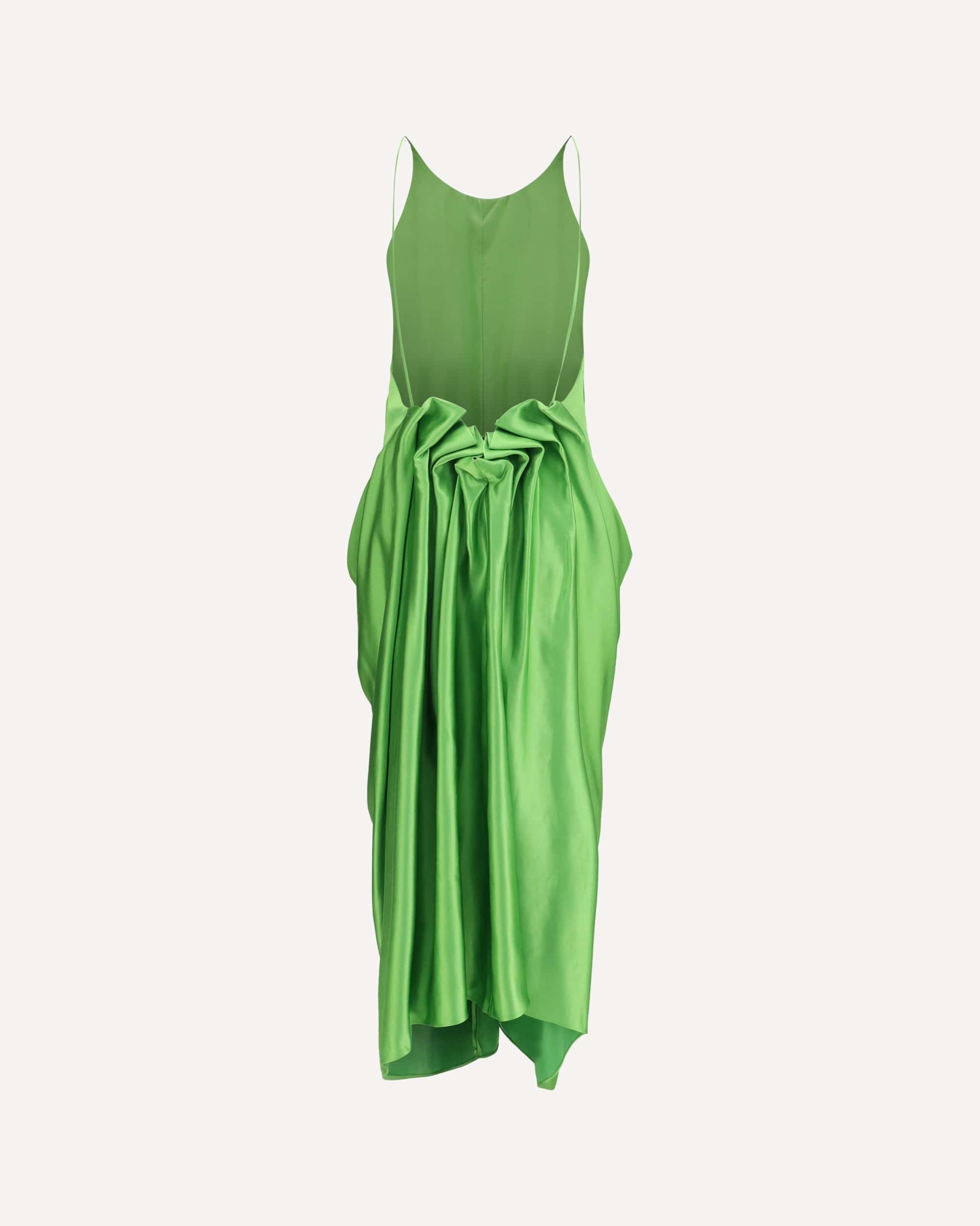 Khaite Kent Satin Halter Gown - alternate view