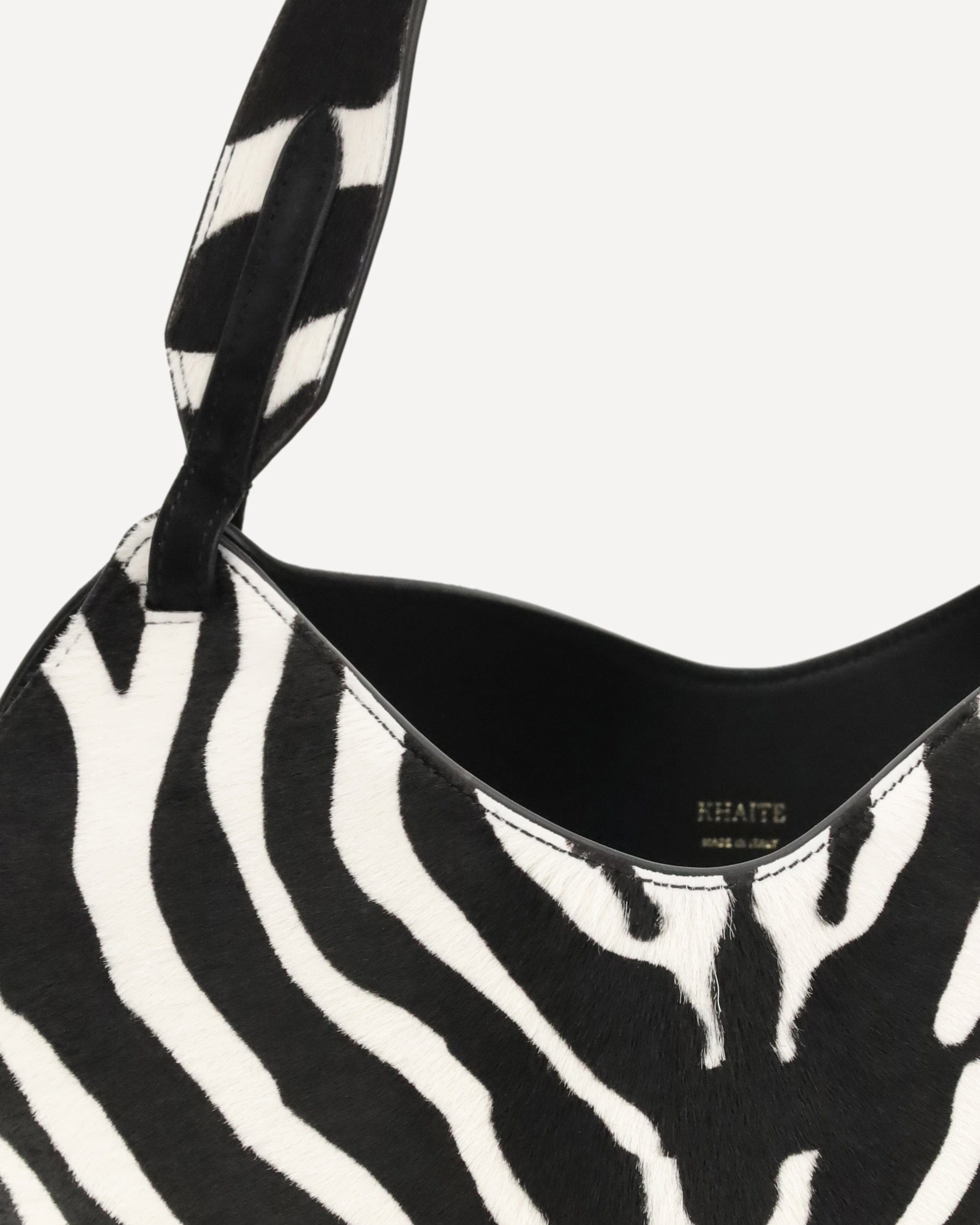 Khaite Lotus Shoulder Bag In Calf Hair