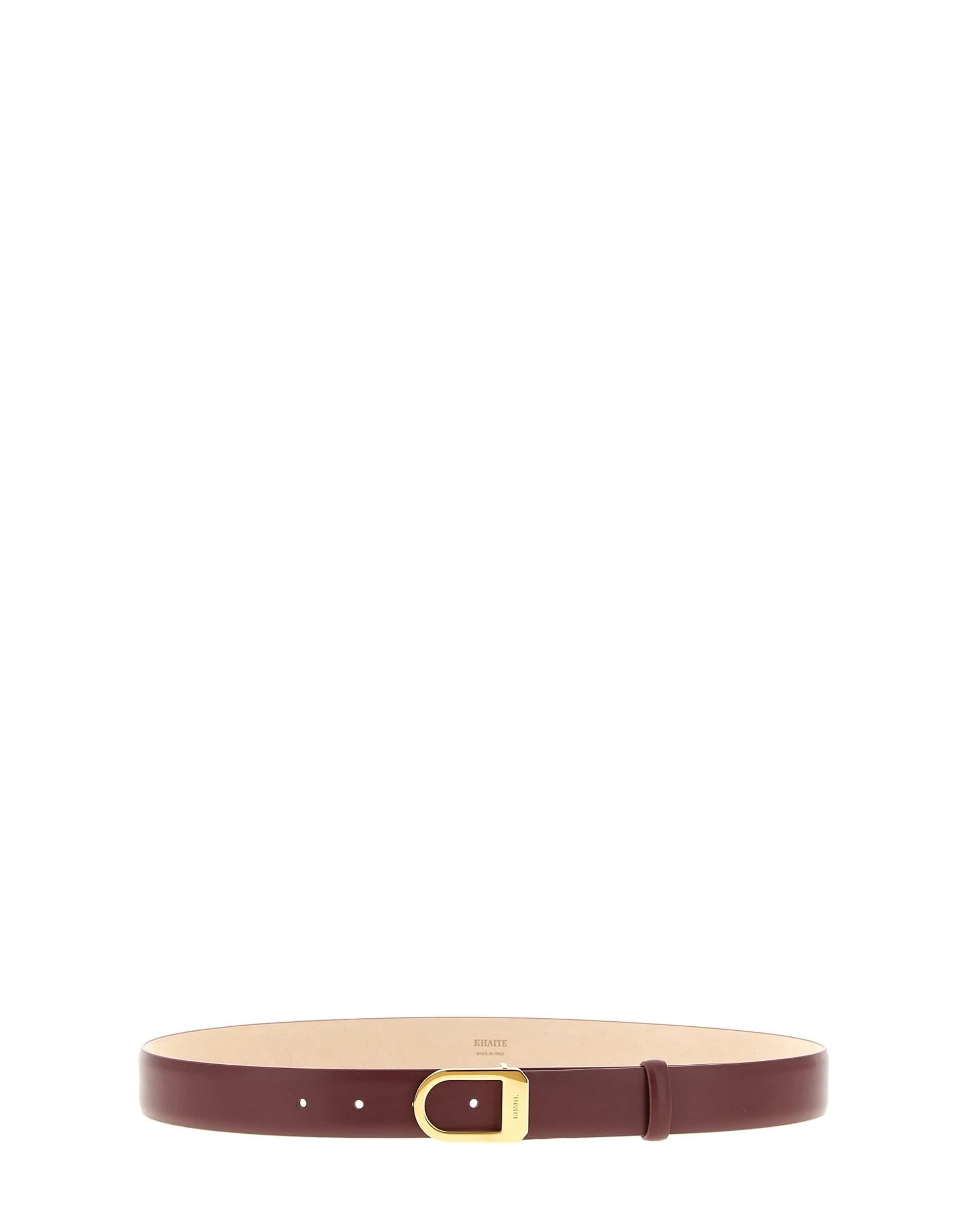 Khaite Khaite Saddle Leather Belt
