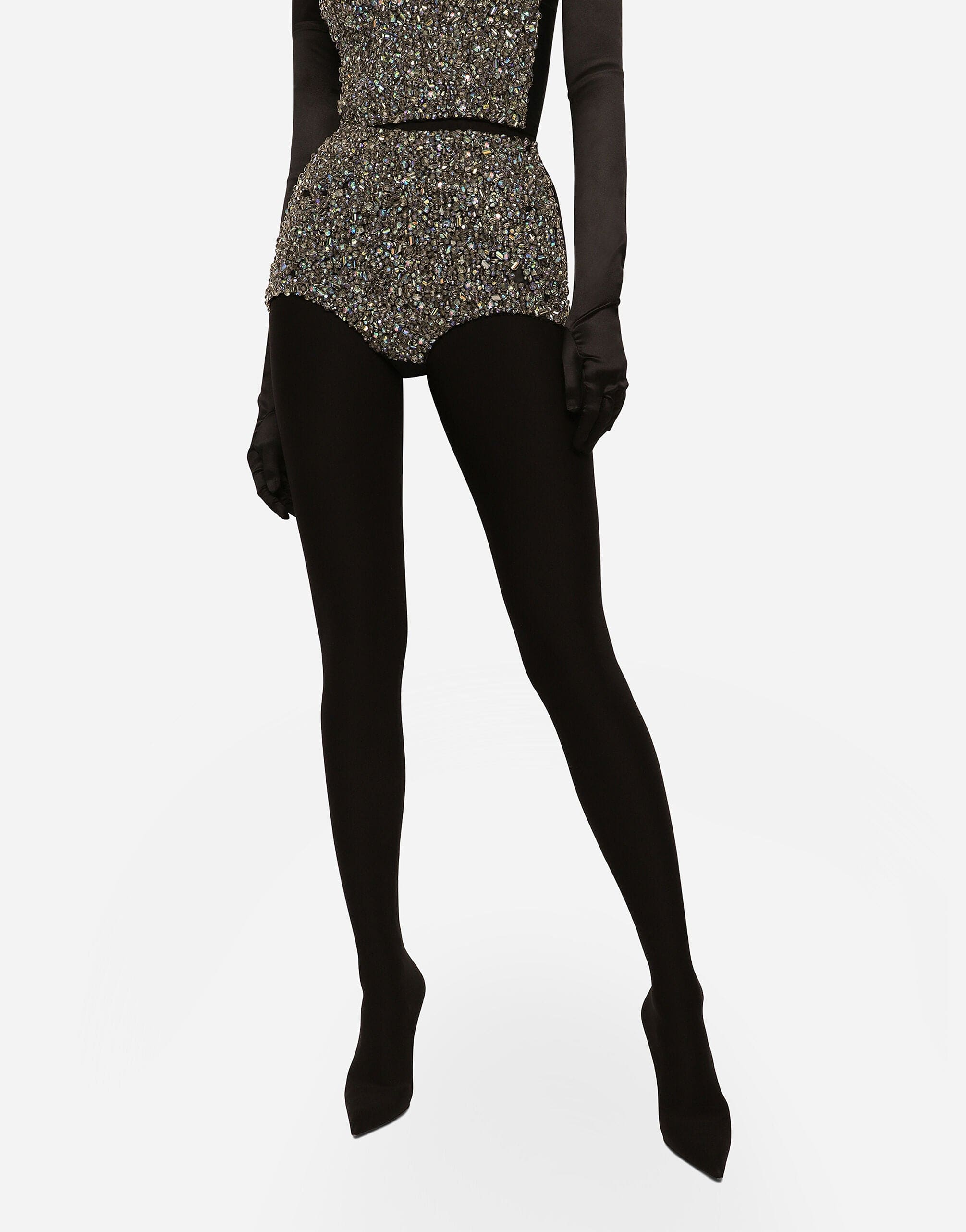 Dolce & Gabbana KIM DOLCE&GABBANA All-Over Rhinestone Panties