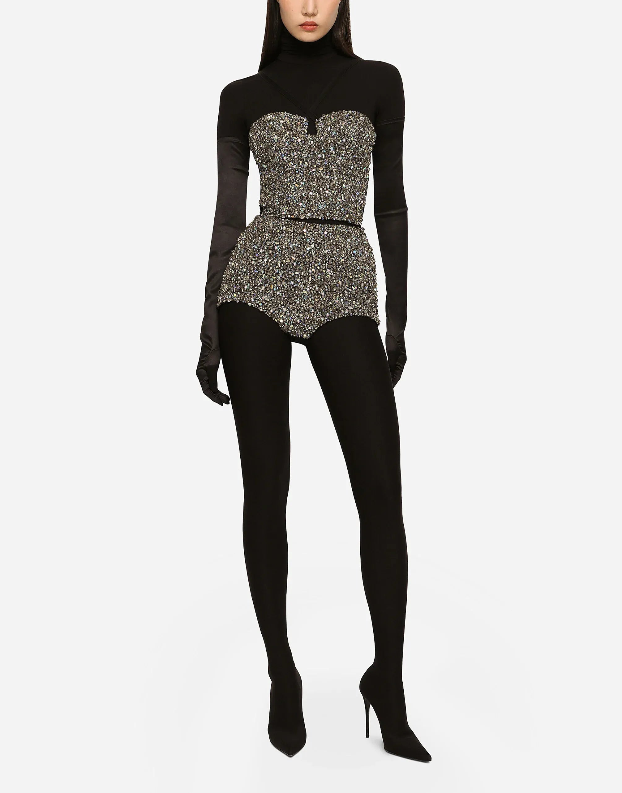 Dolce & Gabbana KIM DOLCE&GABBANA All-Over Rhinestone Panties