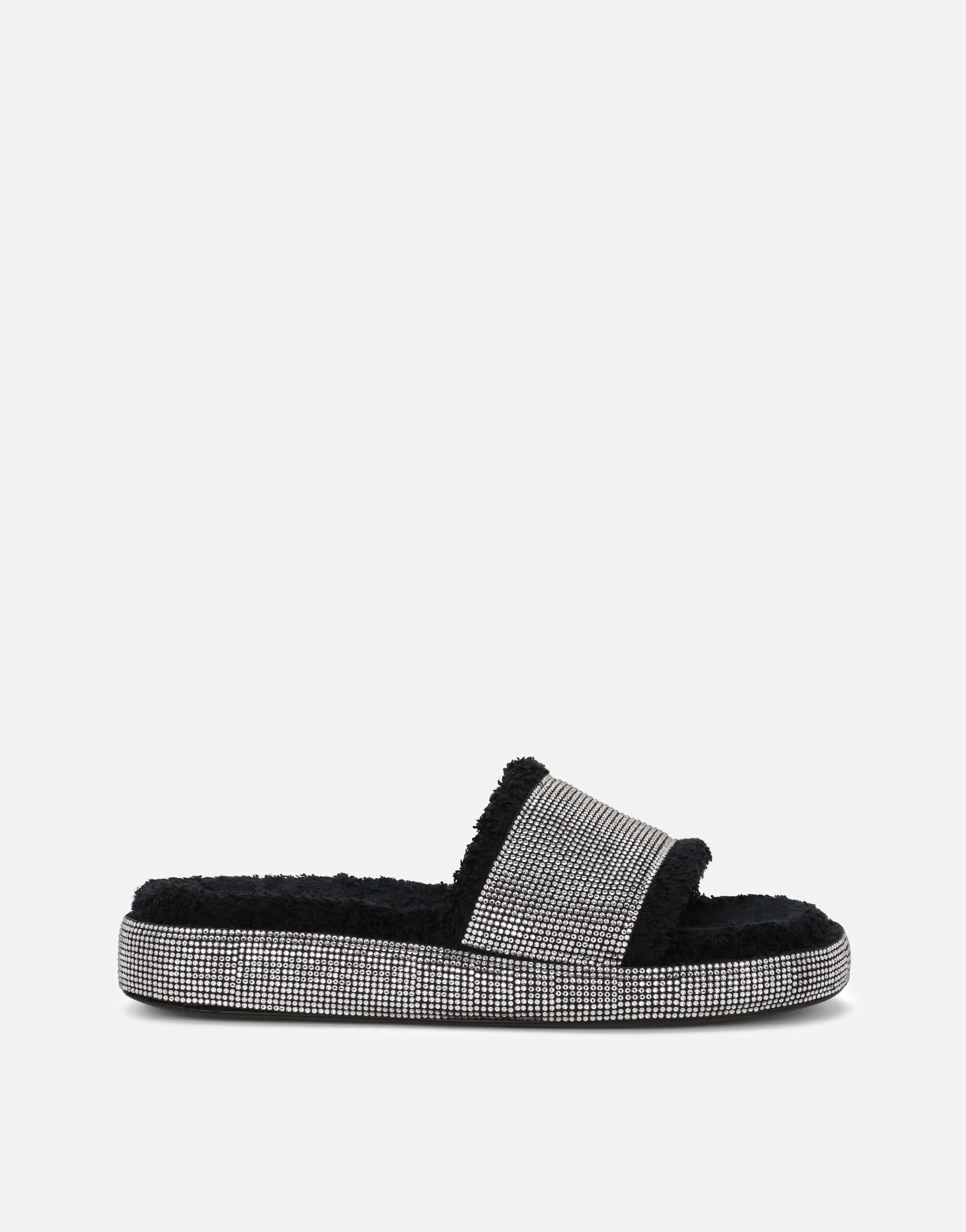 Dolce & Gabbana KIM KARDASHIAN X DOLCE&GABBANA Terrycloth Sliders