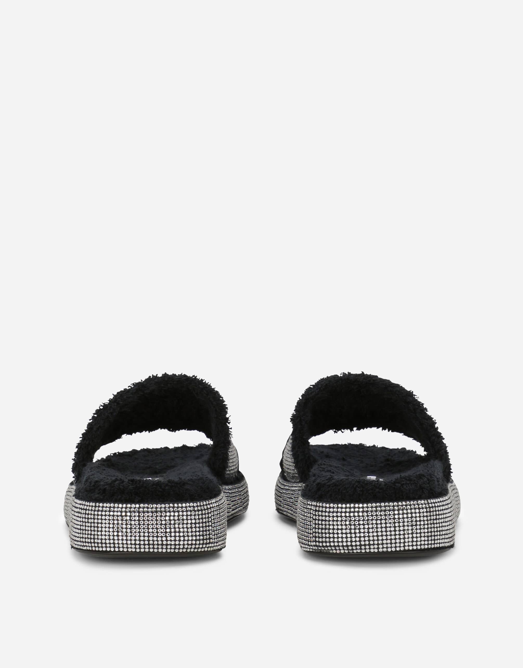 Dolce & Gabbana KIM KARDASHIAN X DOLCE&GABBANA Terrycloth Sliders