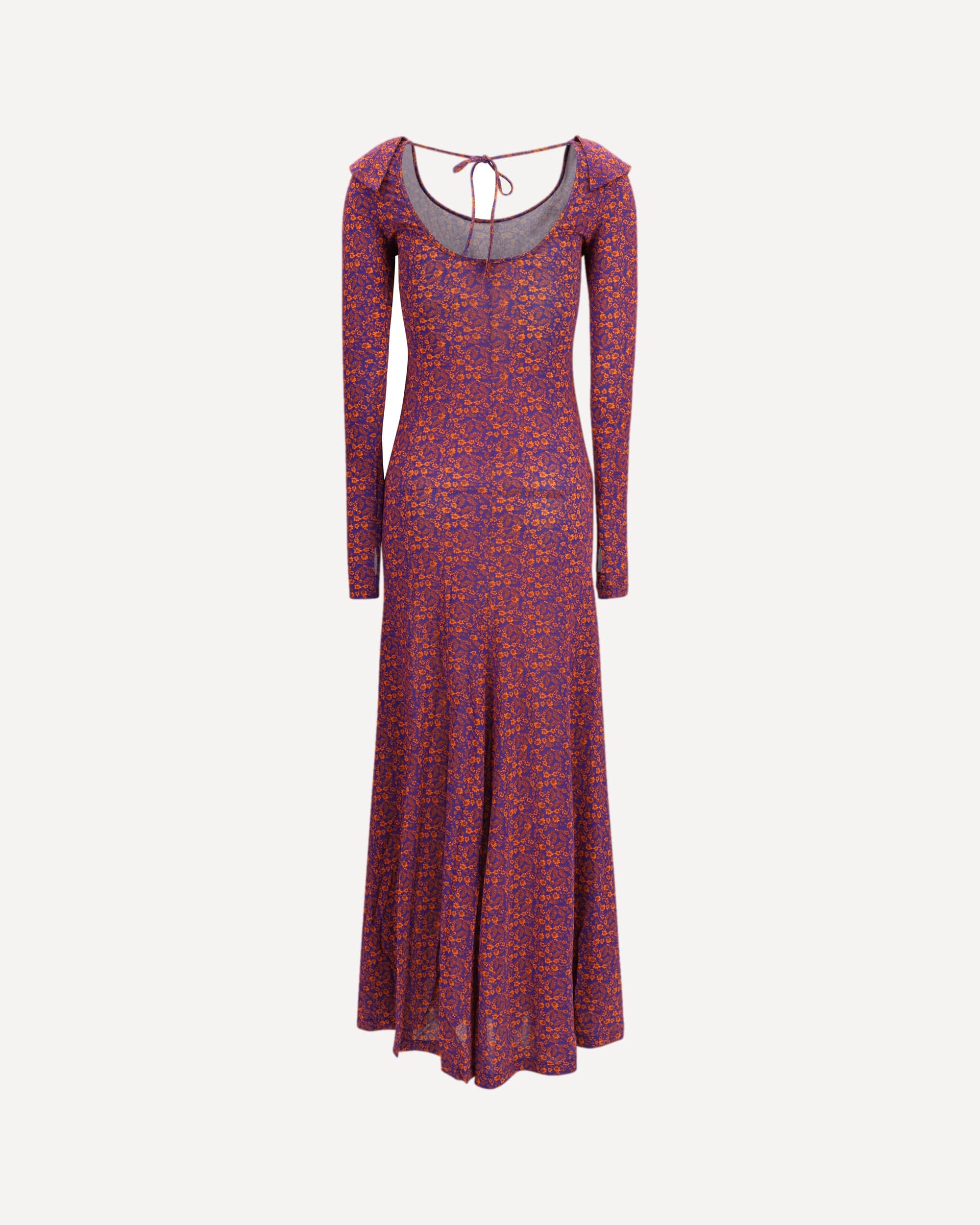 Kristina Ti Floral Patterned Jersey Maxi Dress - alternate view