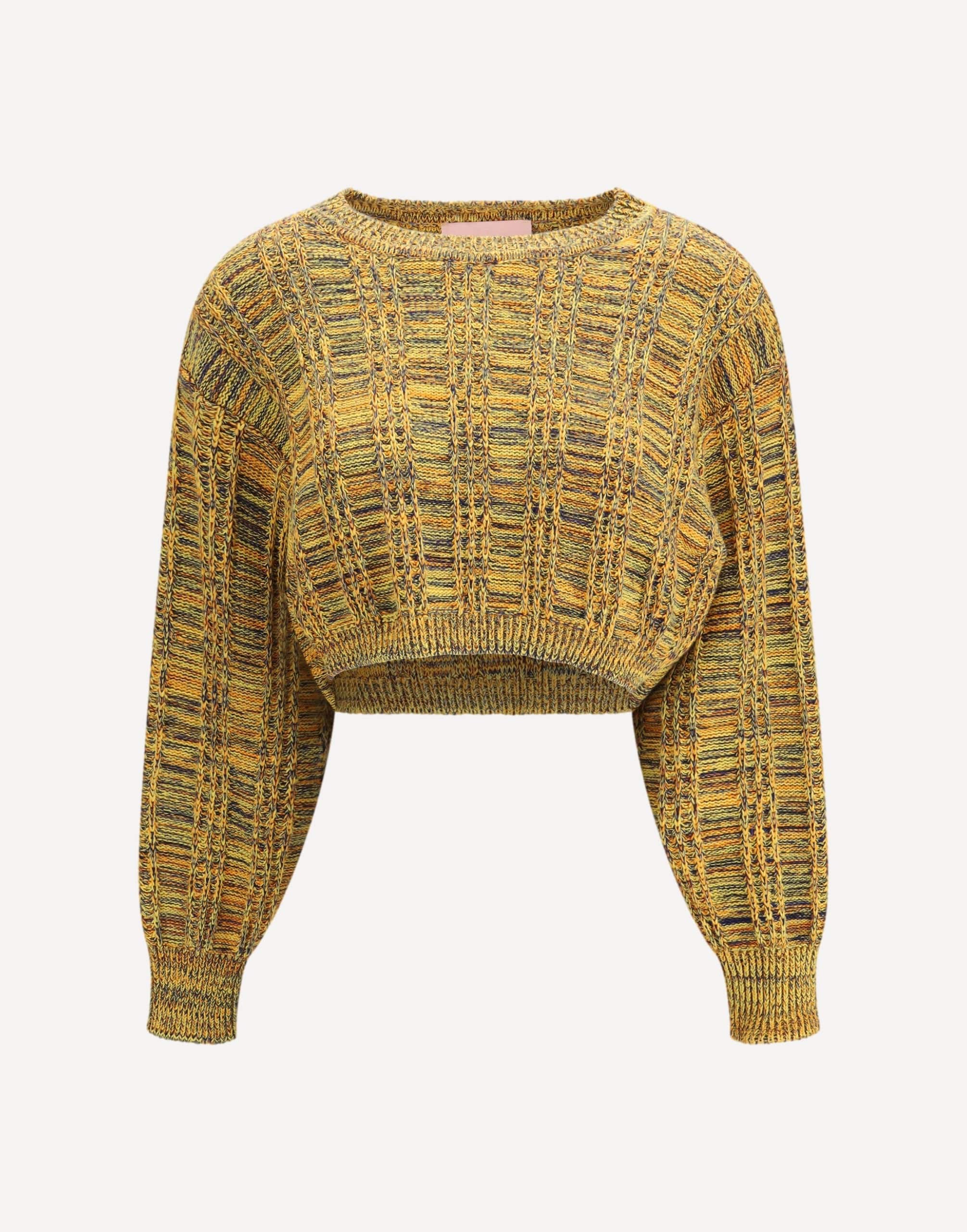 Kristina Ti Groove Crop Sweater