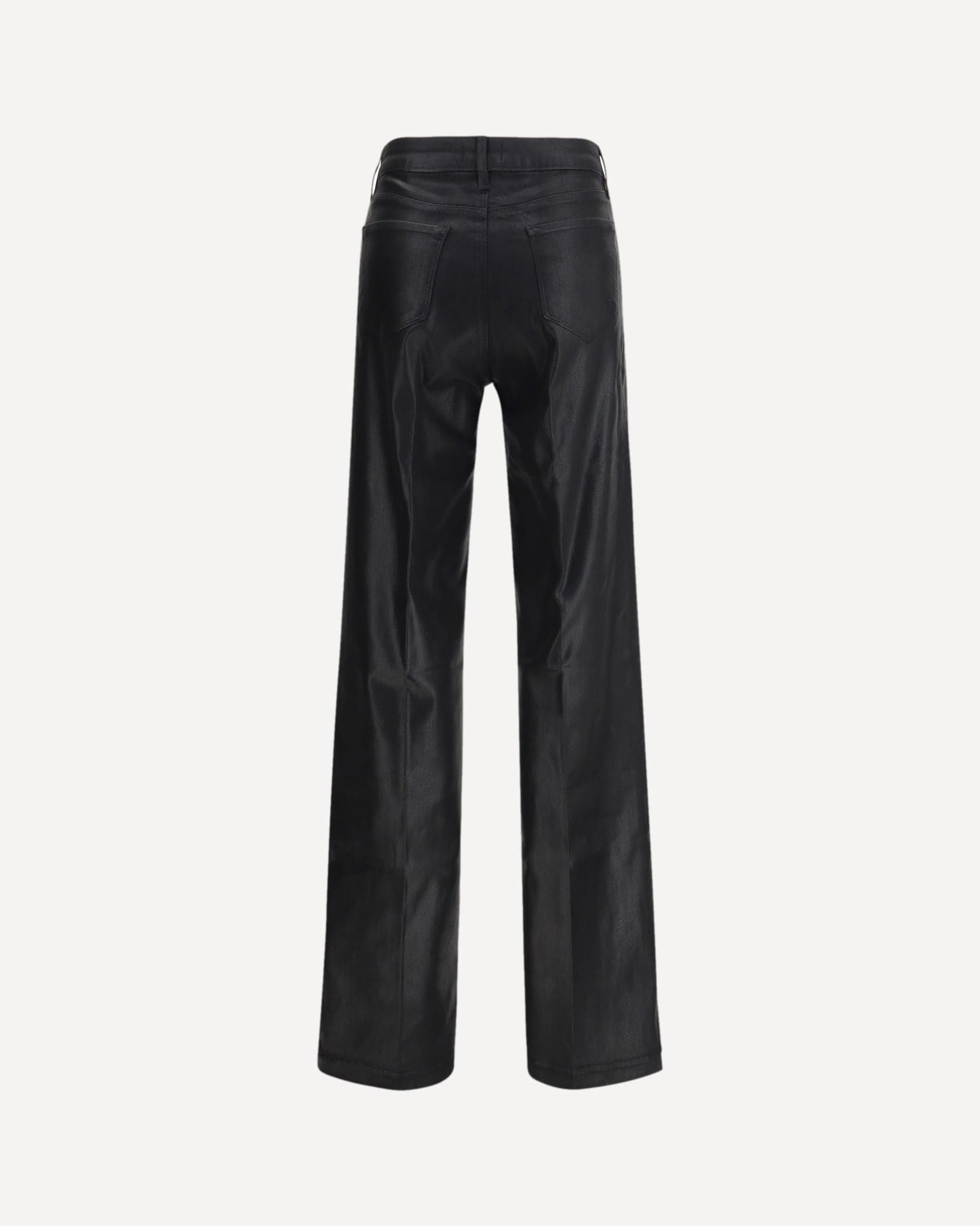 L'Agence Clayton Coated Wide Leg Jeans